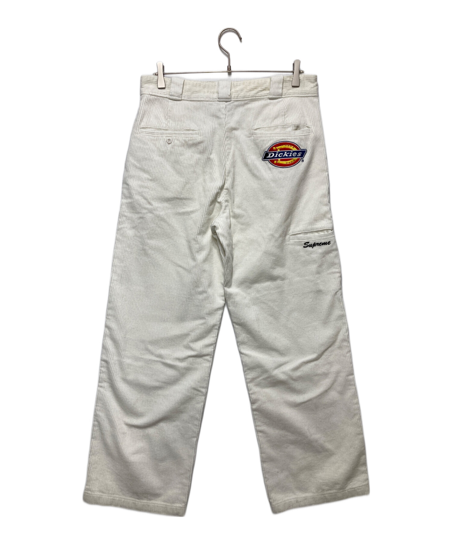 中古・古着通販】SUPREME (シュプリーム) Dickies (ディッキーズ) コーデュロイパンツ ホワイト サイズ:32｜ブランド・古着通販  トレファク公式【TREFAC FASHION】スマホサイト