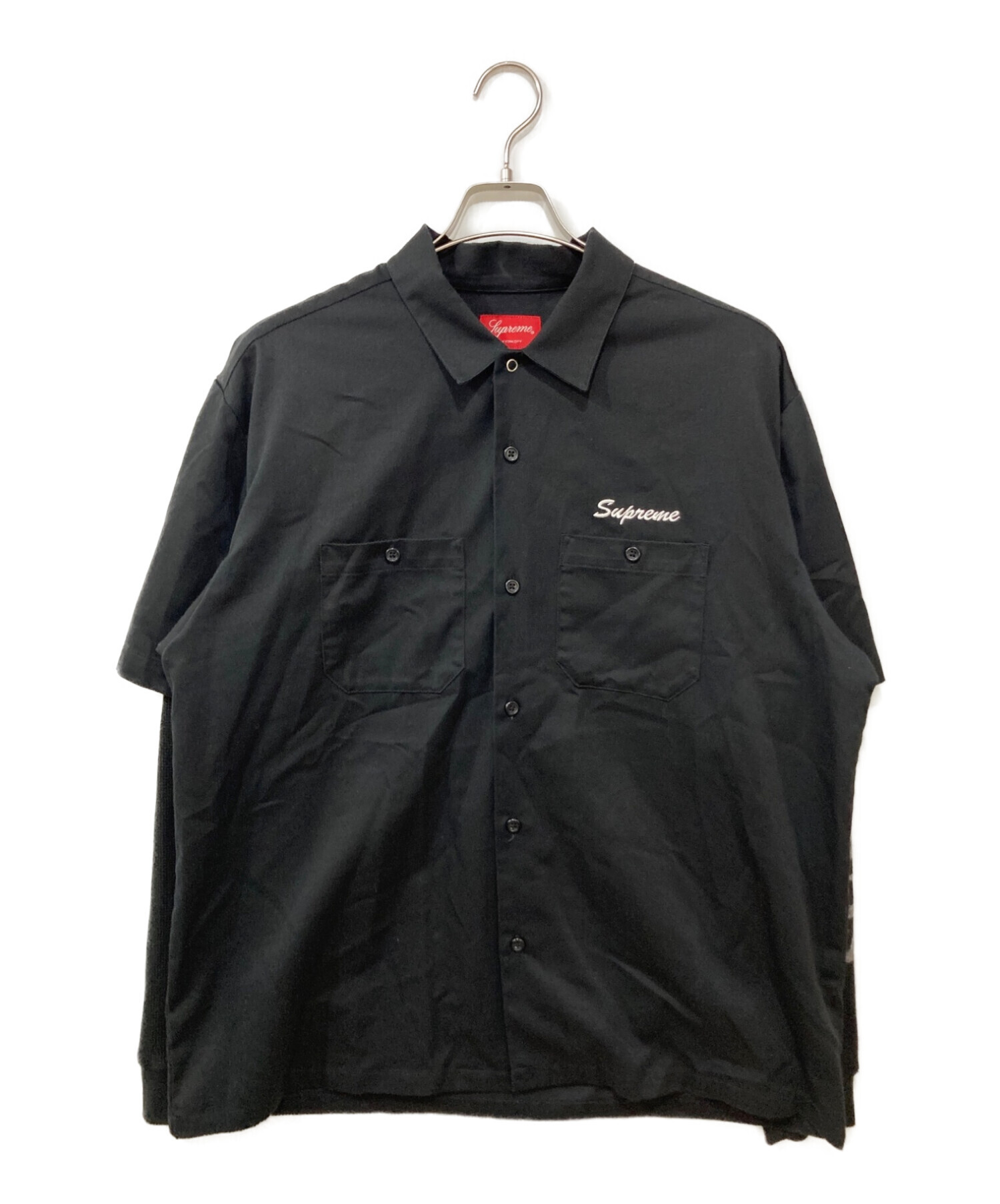 SUPREME (シュプリーム) 21aw Thermal Work Shirt ブラック サイズ:L