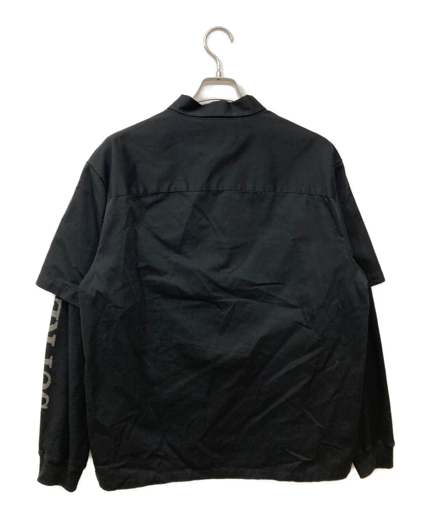 SUPREME (シュプリーム) 21aw Thermal Work Shirt ブラック サイズ:L