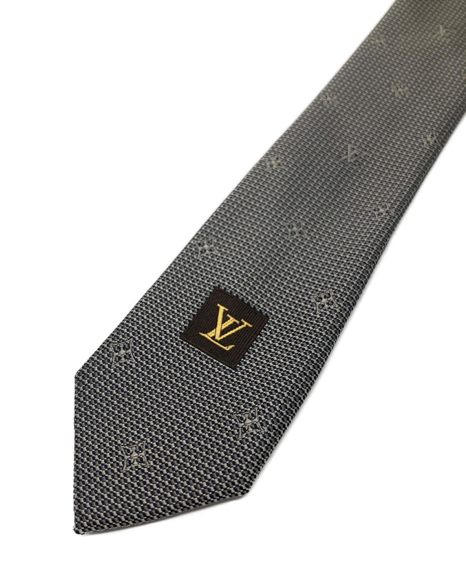 中古・古着通販】LOUIS VUITTON (ルイ ヴィトン) ネクタイ グレー