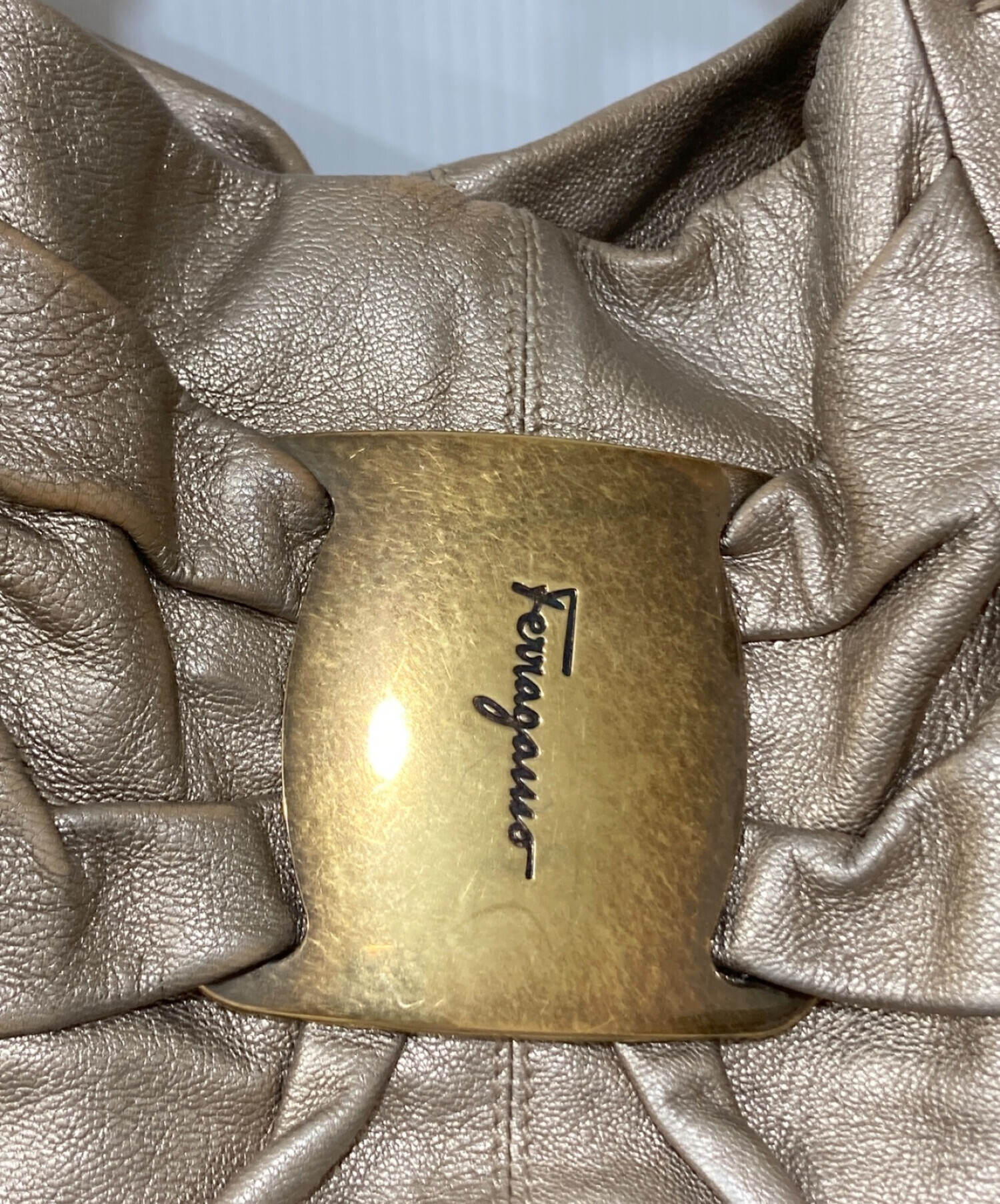 Salvatore ferragamo snakeskin discount bag