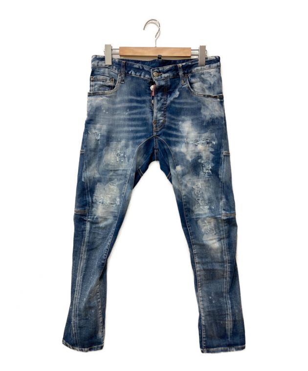 DSQUARED2 (ディースクエアード) TIDY BIKER JEAN ブルー サイズ:48