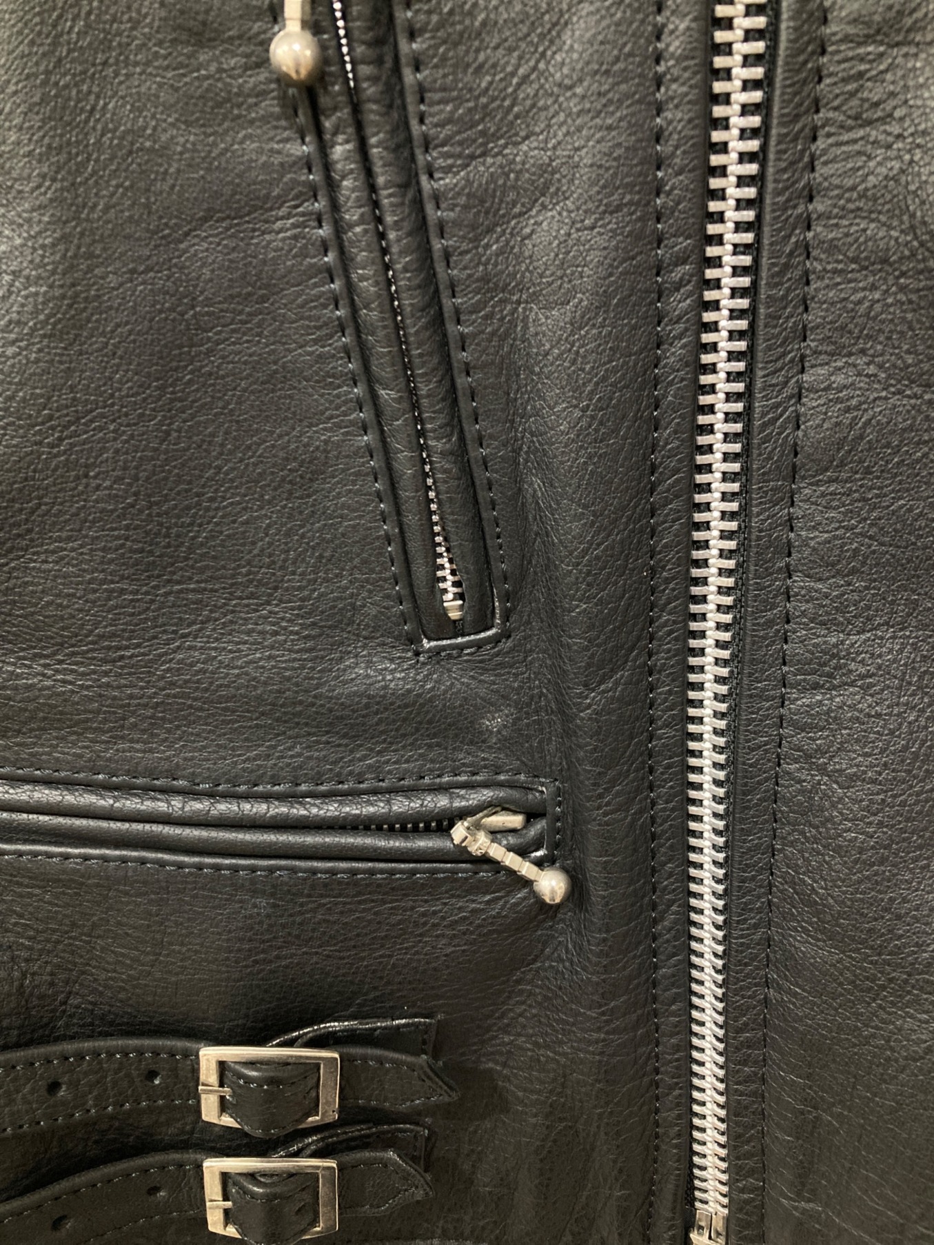 中古・古着通販】63LEATHER (ロクサンレザーズ) ライダースジャケット