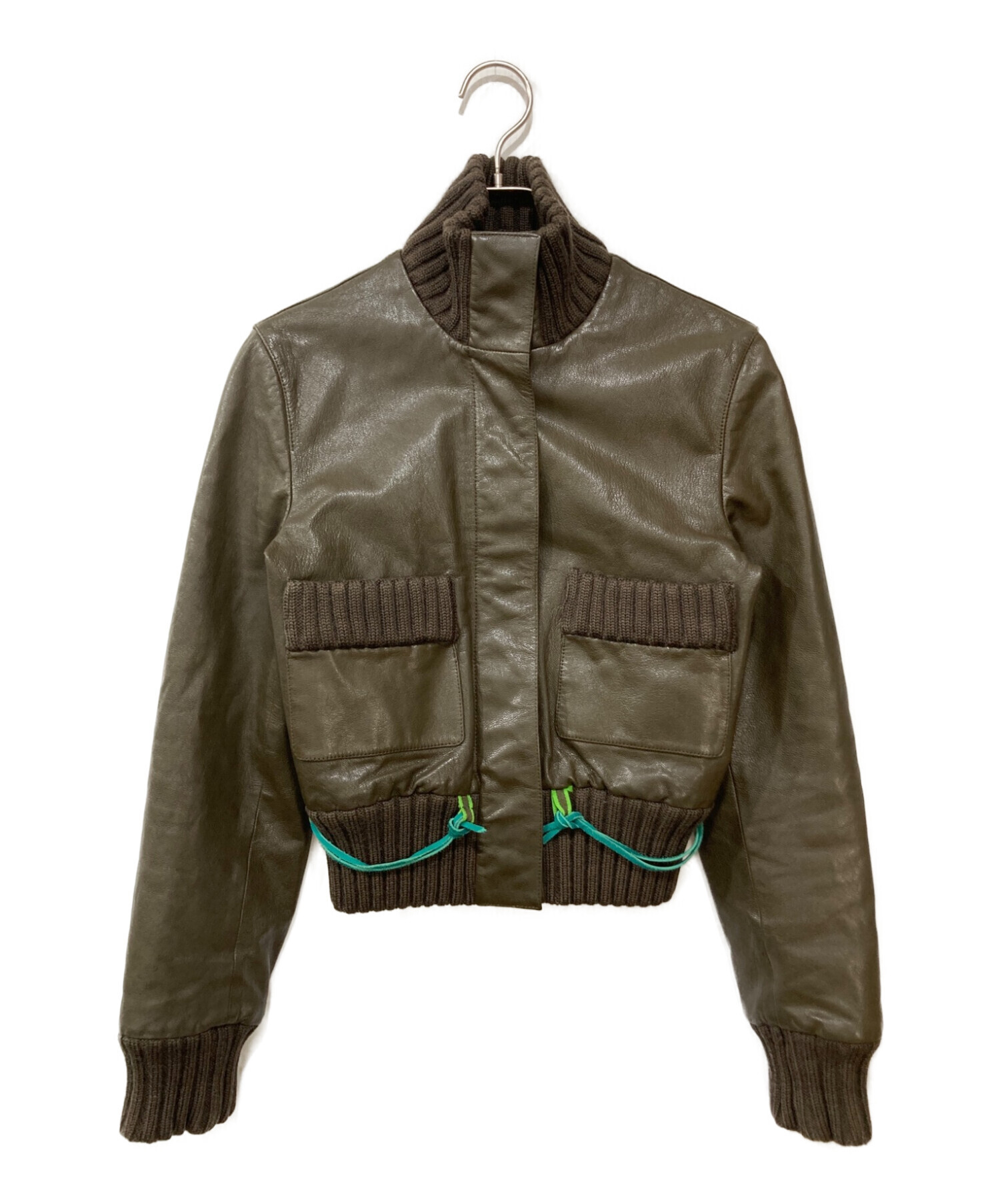 中古・古着通販】MIU MIU (ミュウミュウ) 90s archive leather Jacket 