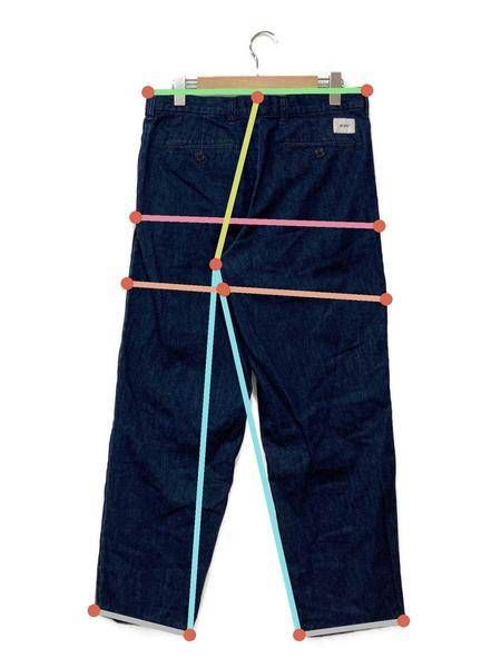 中古・古着通販】WTAPS (ダブルタップス) WRKT2002 / TROUSERS / COTTON. DENIM インディゴ  サイズ:2｜ブランド・古着通販 トレファク公式【TREFAC FASHION】スマホサイト