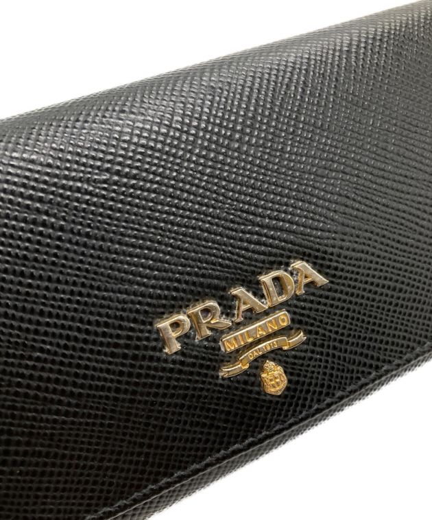 中古・古着通販】PRADA (プラダ) 長財布 ブラック｜ブランド・古着通販 