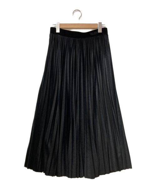 中古・古着通販】VALENTINO (ヴァレンティノ) Velvet Pleated Skirt