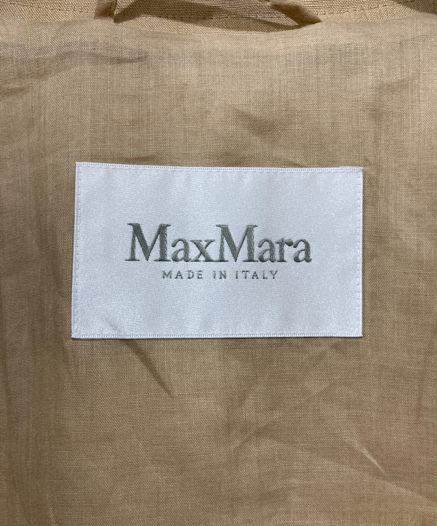 中古・古着通販】MaxMara (マックスマーラ) 21SS リネンコート