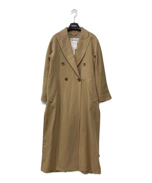 【中古・古着通販】MaxMara (マックスマーラ) 21SS リネンコート ベージュ サイズ:34｜ブランド・古着通販 トレファク公式【TREFAC  FASHION】スマホサイト