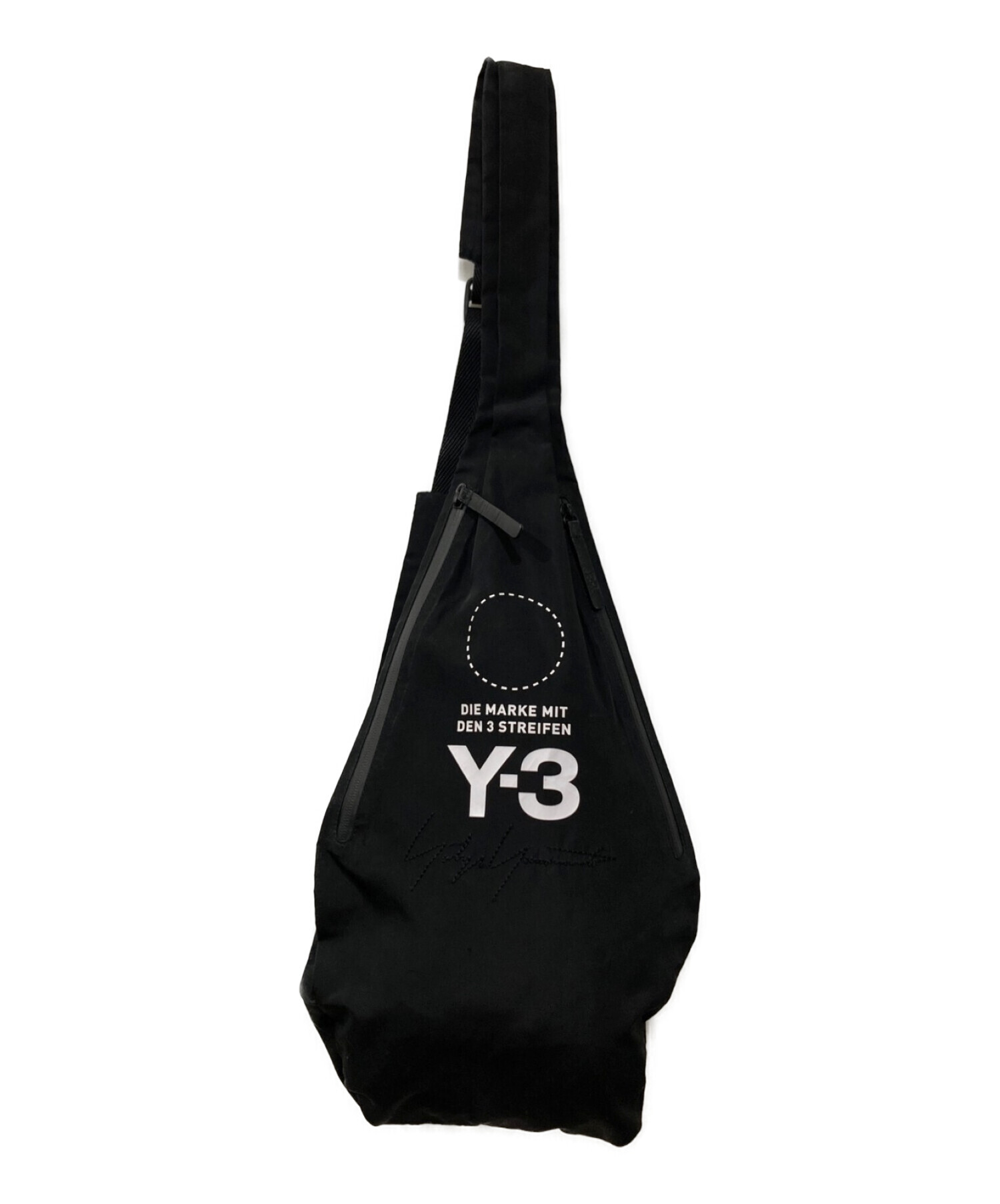 中古・古着通販】Y-3 (ワイスリー) ロゴプリントメッセンジャーバッグ