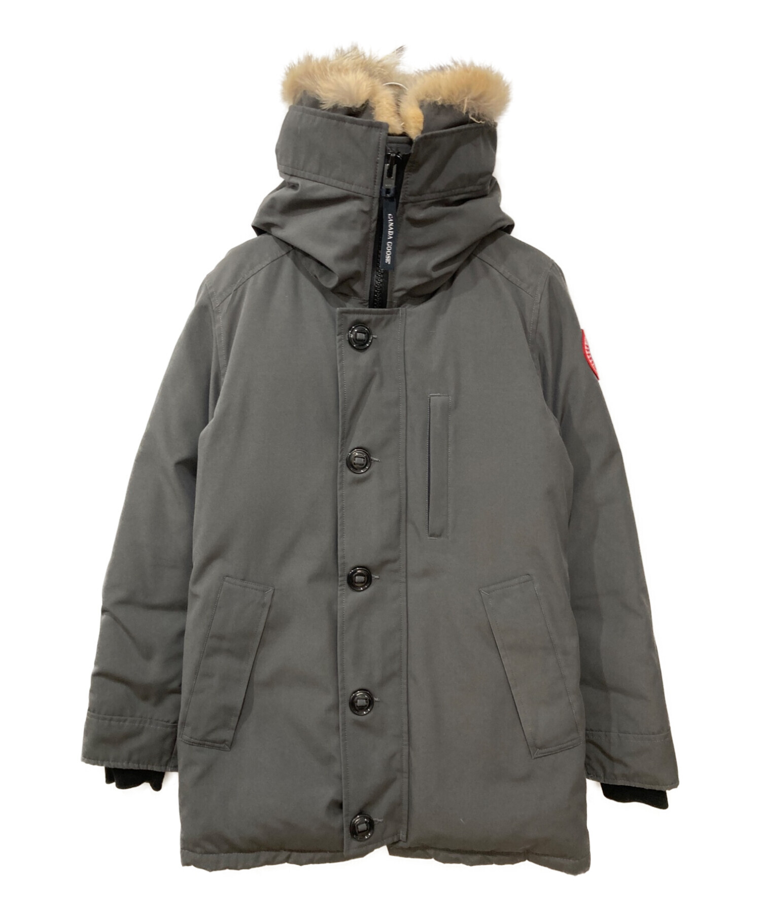 残りわずか カナダグース ダウン Jasper Parkaグレー Canada goose