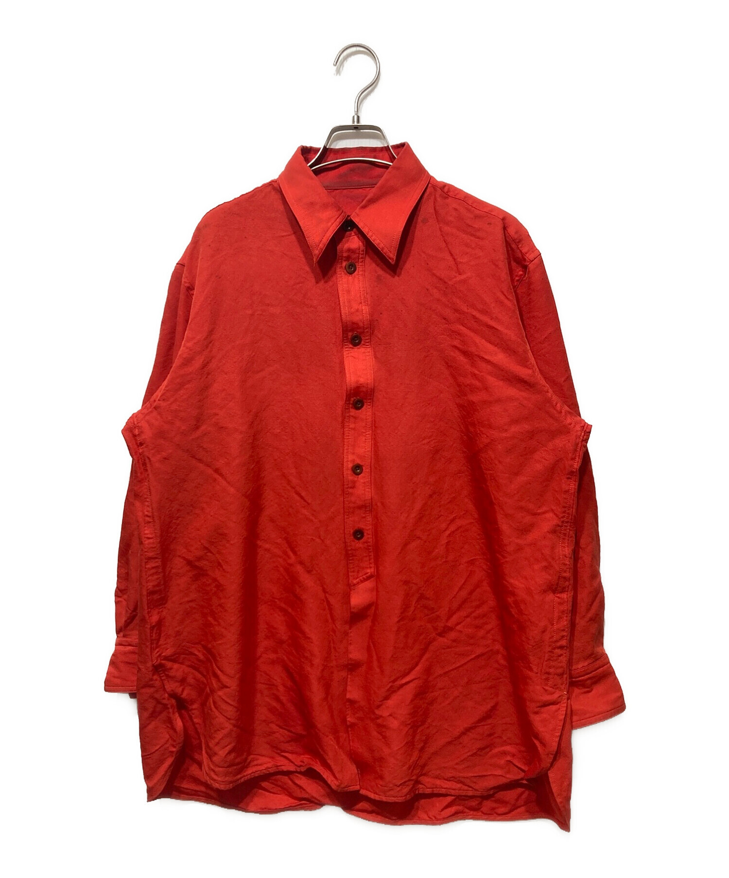 中古・古着通販】IRENISA (イレニサ) MIDDLE LENGTH SHIRT レッド サイズ:2｜ブランド・古着通販  トレファク公式【TREFAC FASHION】スマホサイト