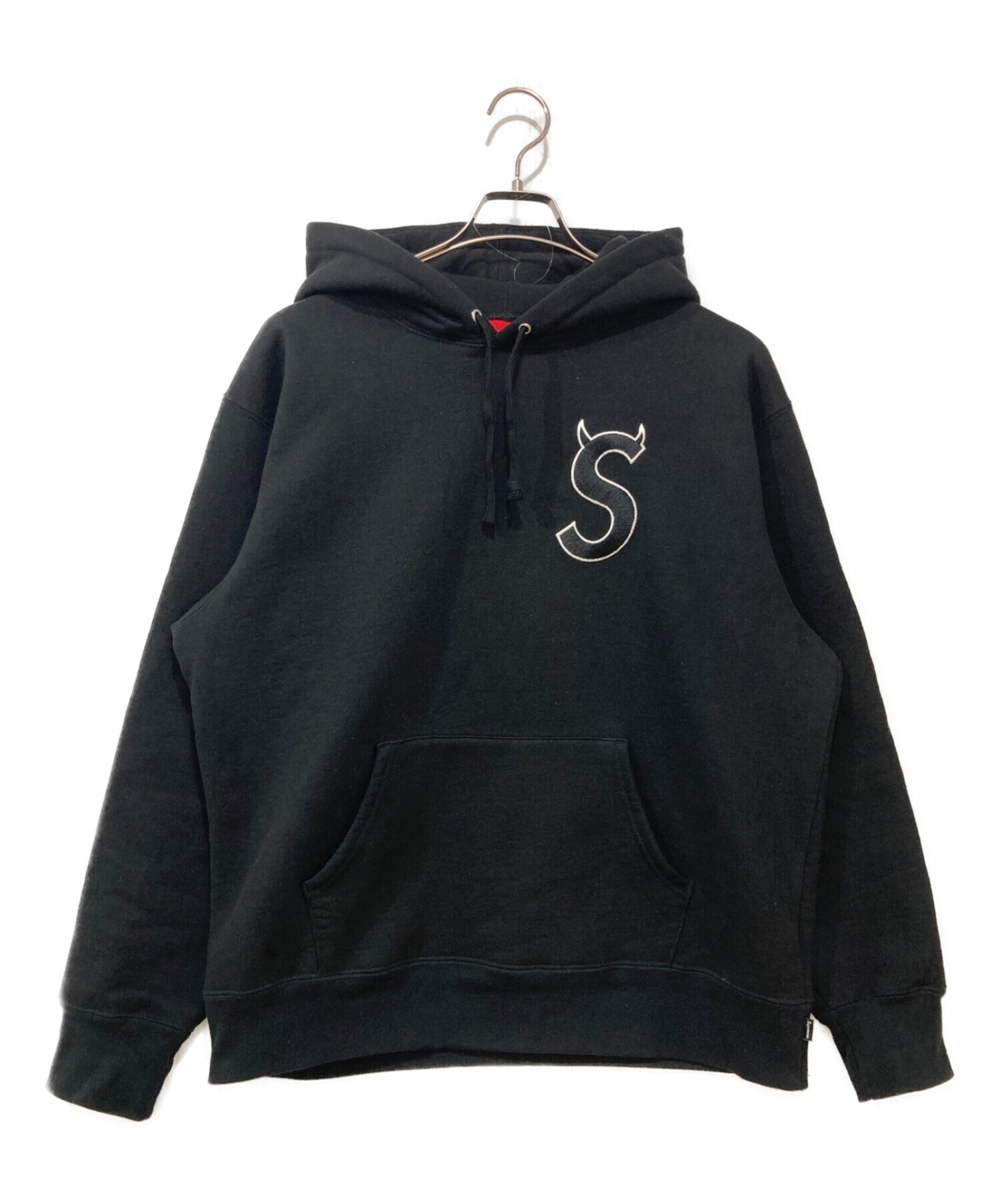 SUPREME (シュプリーム) 22AW S Logo Hooded Sweatshirt ブラック サイズ:M