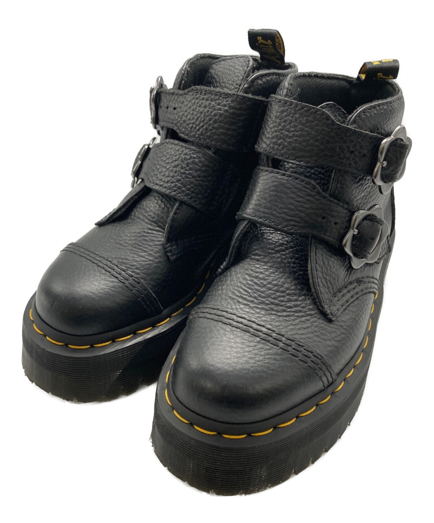 Dr.Martens (ドクターマーチン) Devon Flower Buckle ブラック サイズ:23cm(UK4)