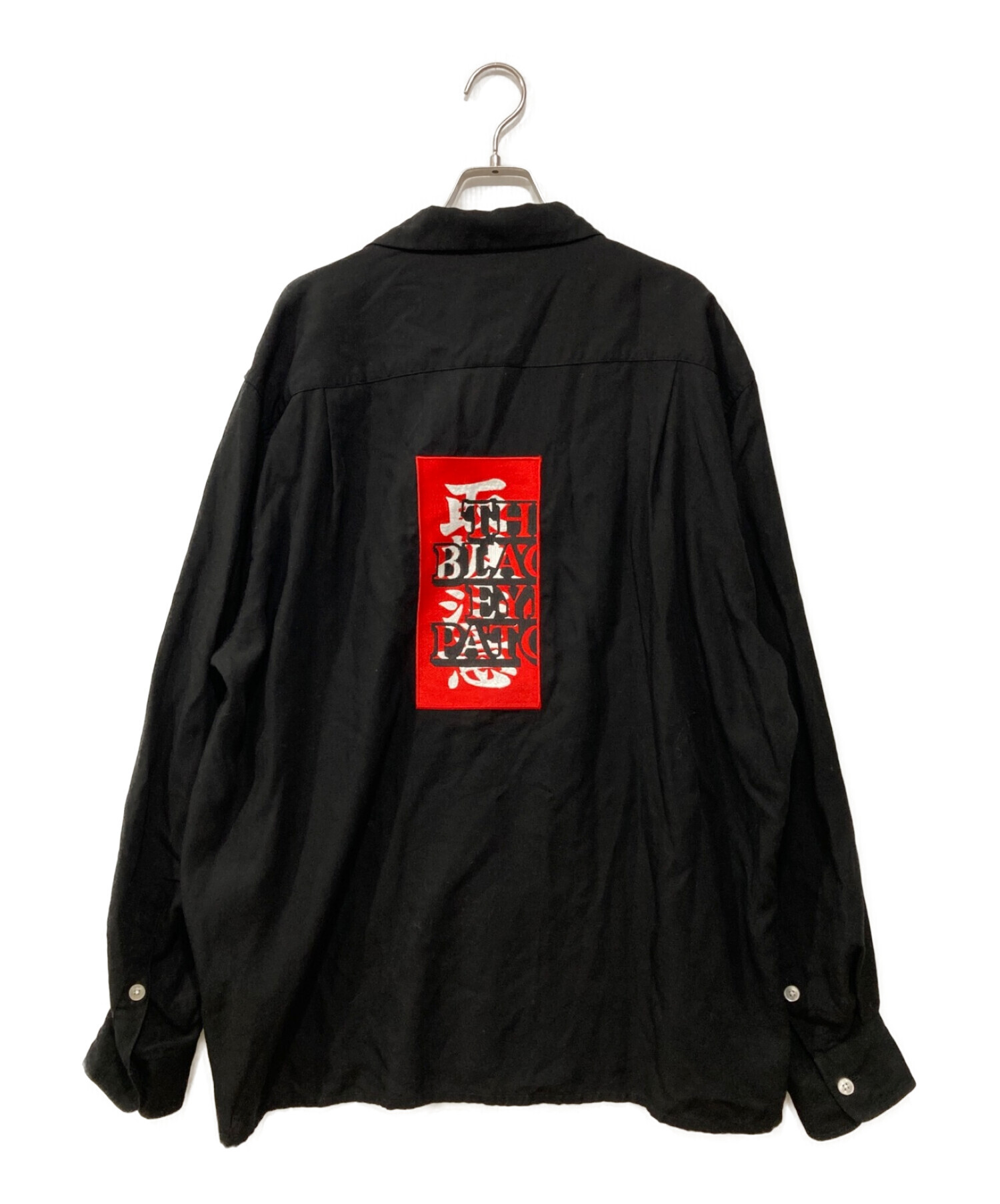 WACKO MARIA (ワコマリア) BlackEyePatch (ブラックアイパッチ) 50'sオープンカラーシャツ ブラック サイズ:L