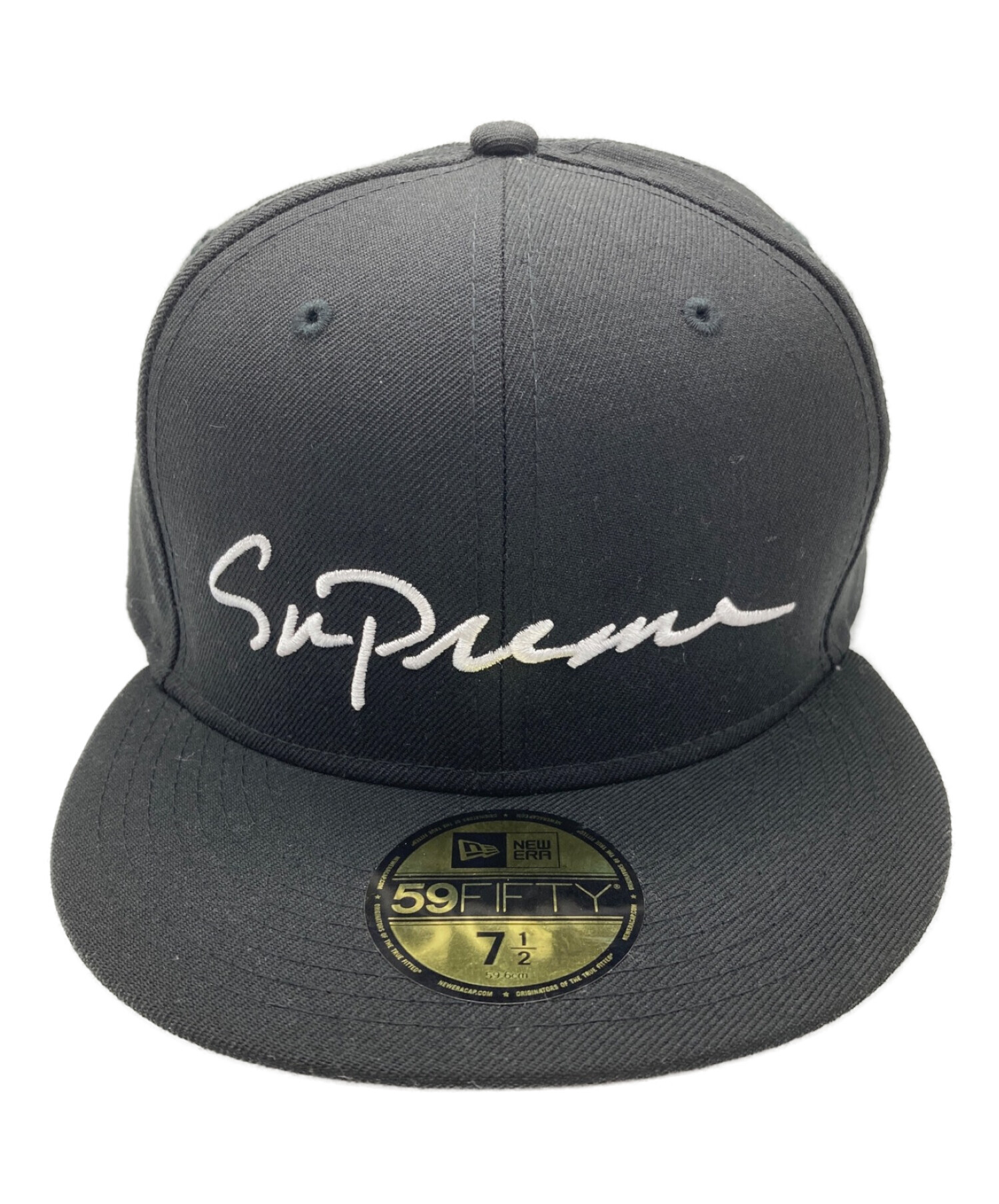 18 aw supremeシュプリーム ニューエラ　スクリプトキャップ　CAP