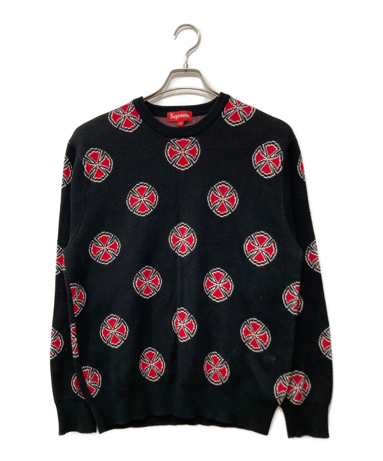 Supreme independent Crosses Sweater ニット-