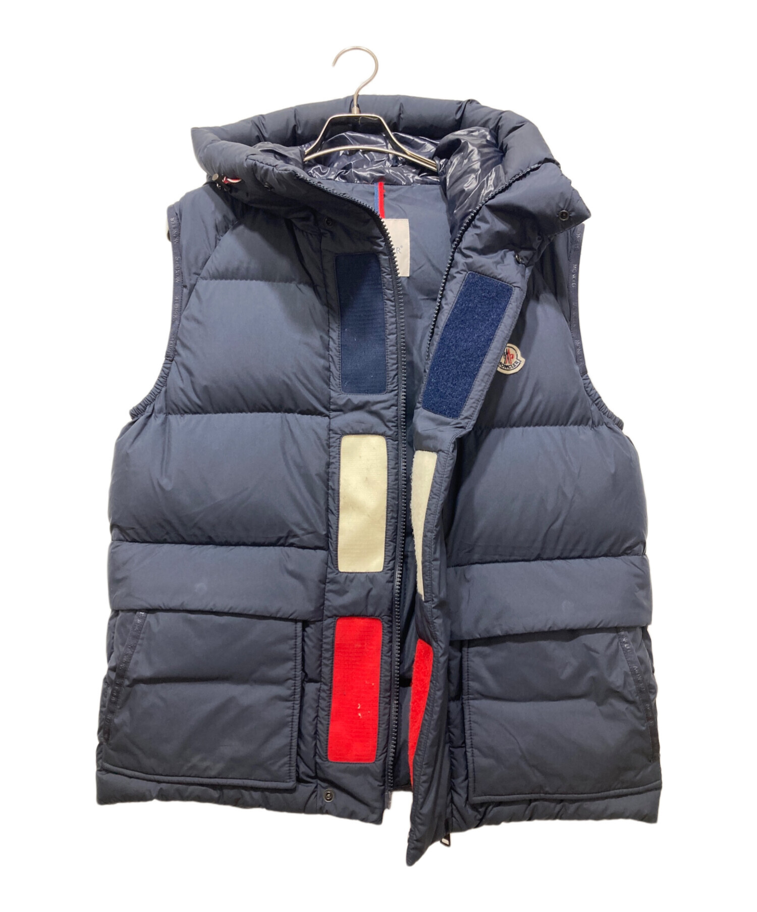 中古・古着通販】MONCLER (モンクレール) フードダウンベスト ネイビー サイズ:4｜ブランド・古着通販 トレファク公式【TREFAC  FASHION】スマホサイト