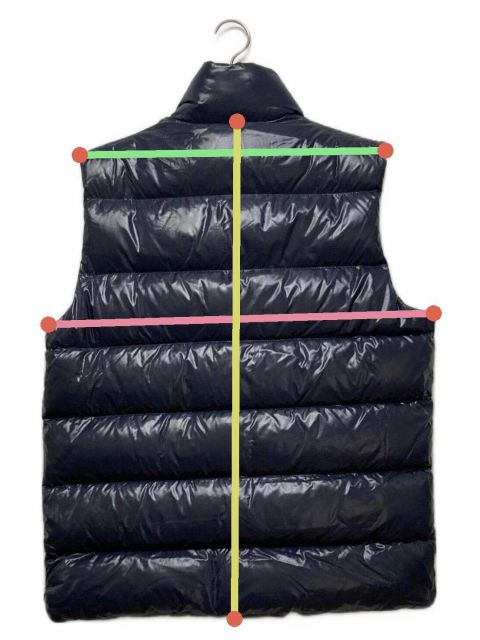 中古・古着通販】MONCLER (モンクレール) ダウンベスト ネイビー サイズ:4｜ブランド・古着通販 トレファク公式【TREFAC  FASHION】スマホサイト