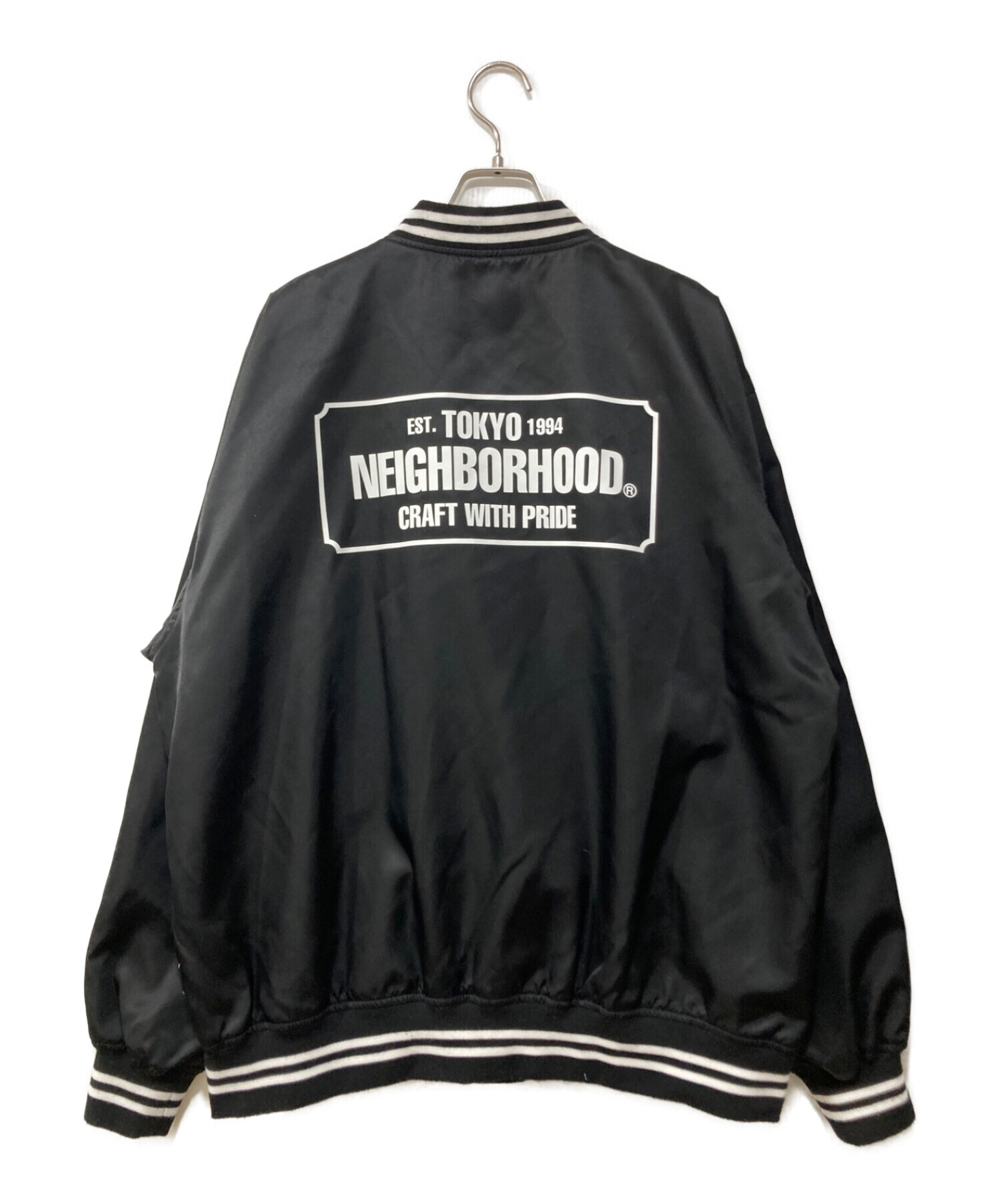 NEIGHBORHOOD (ネイバーフッド) BASEBALL JACKET ブラック サイズ:Ｌ