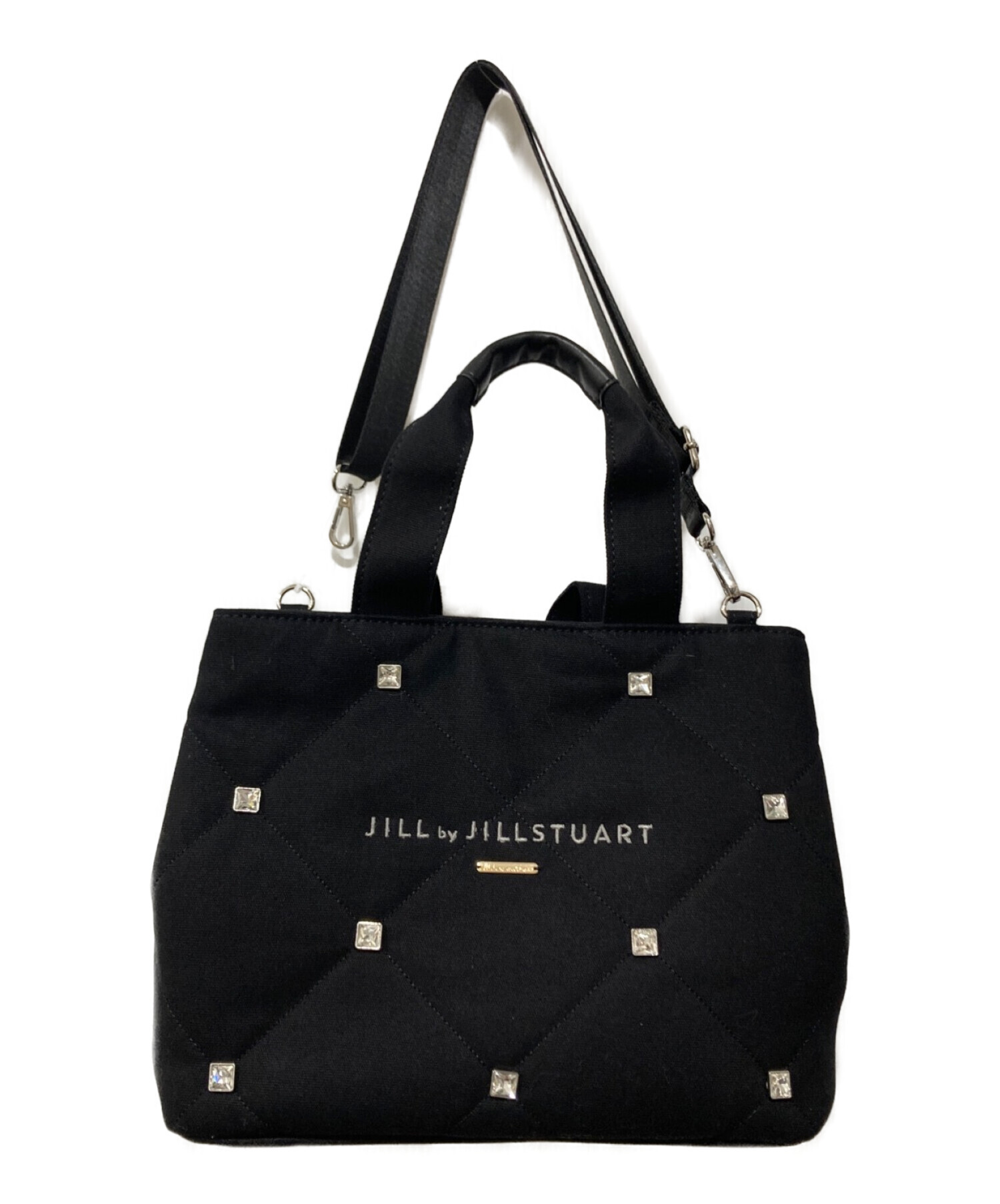 JILL STUART (ジルスチュアート) シャインキルトート ブラック