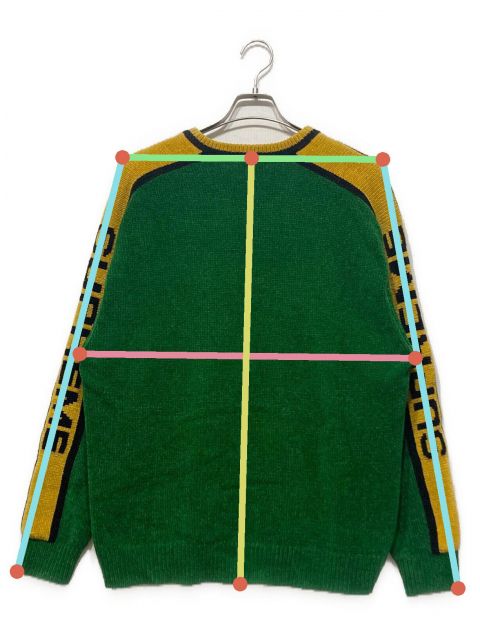 中古・古着通販】SUPREME (シュプリーム) Stripe Chenille Sweater Green グリーン サイズ:L｜ブランド・古着通販  トレファク公式【TREFAC FASHION】スマホサイト