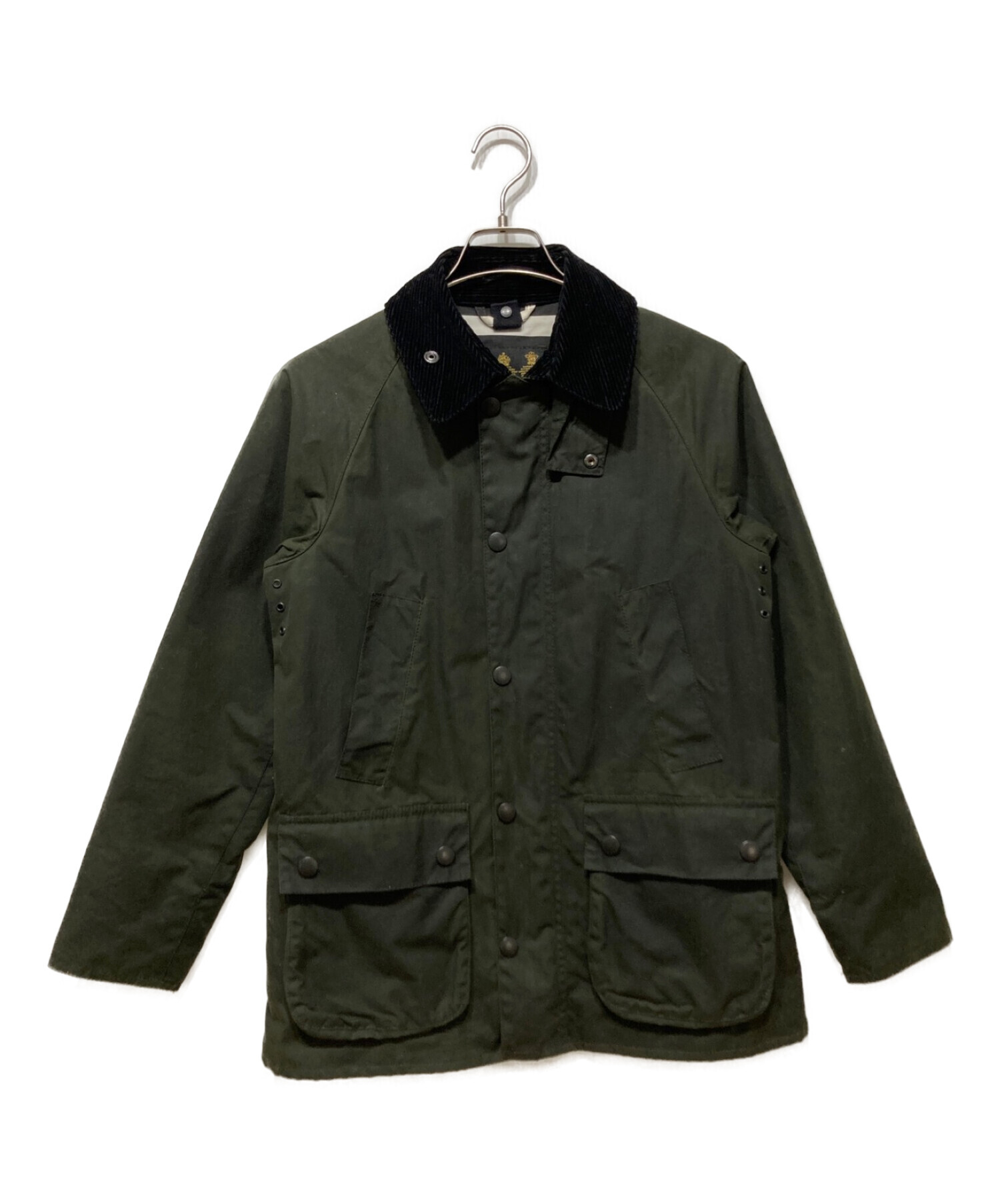 Barbour (バブアー) SL Bedale wax Border Lining グリーン サイズ:34