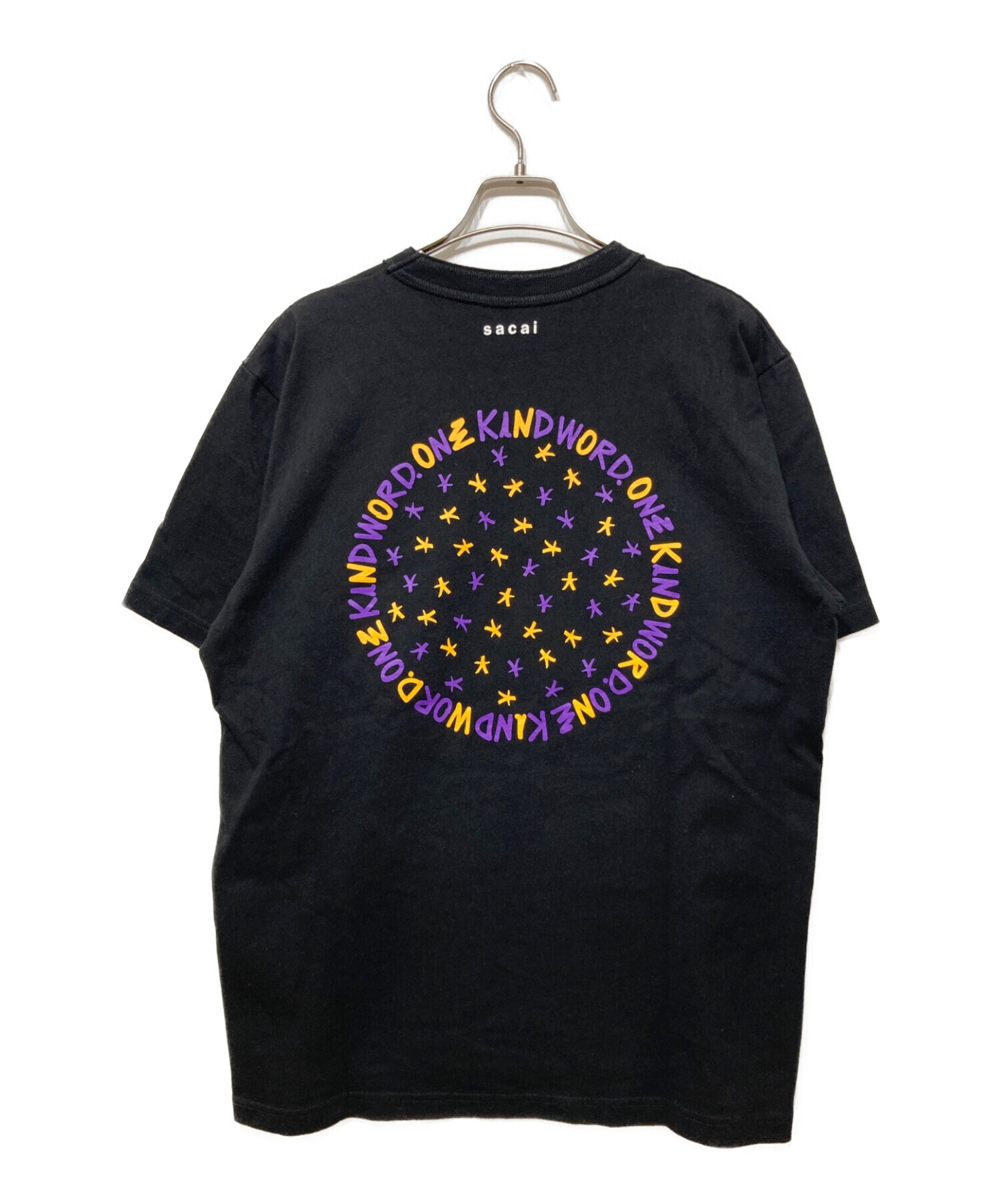 中古・古着通販】sacai (サカイ) Circle Star T-Shirt ブラック サイズ 