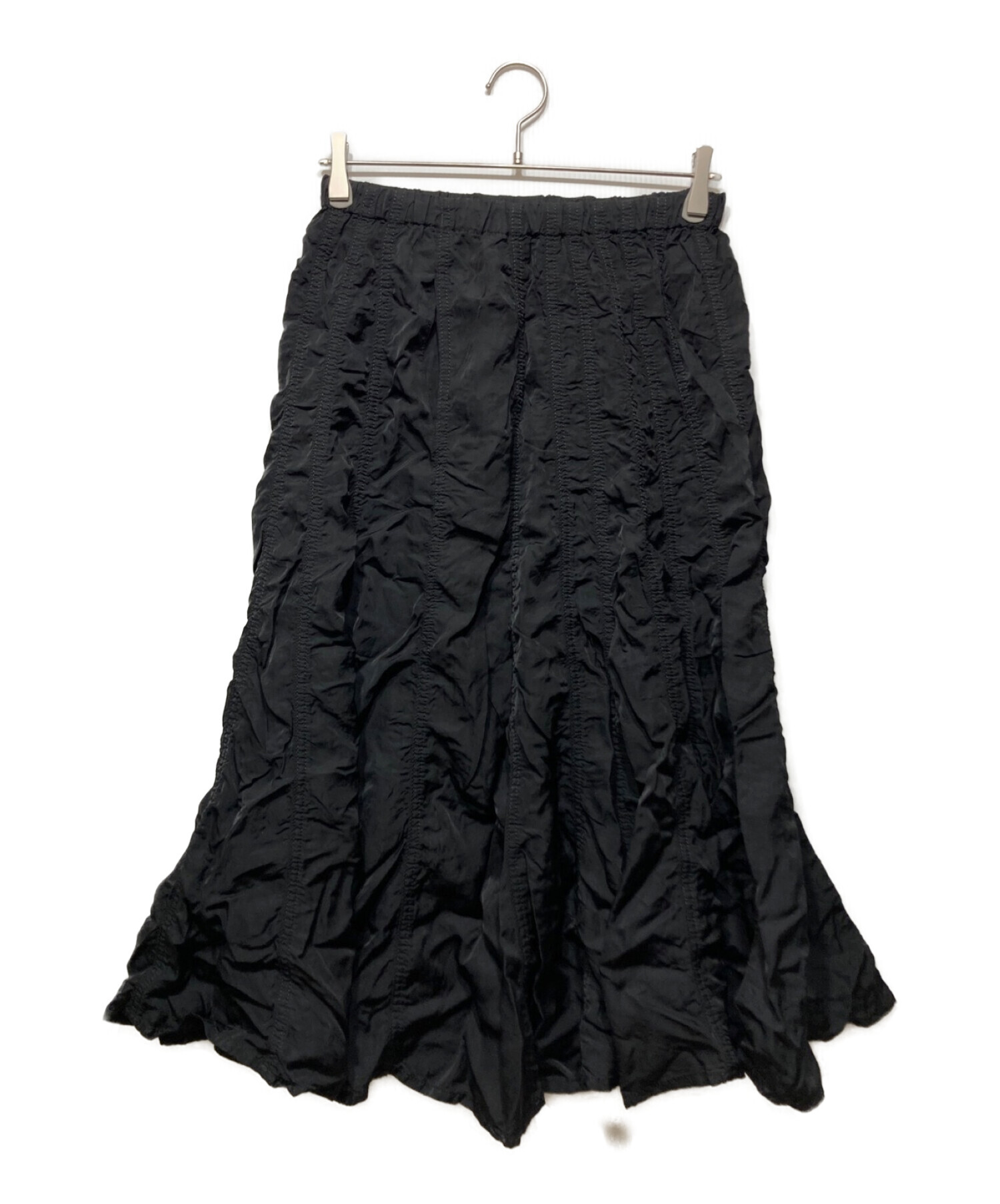 tricot COMME des GARCONS (トリココムデギャルソン) デザインロングスカート ブラック サイズ:-