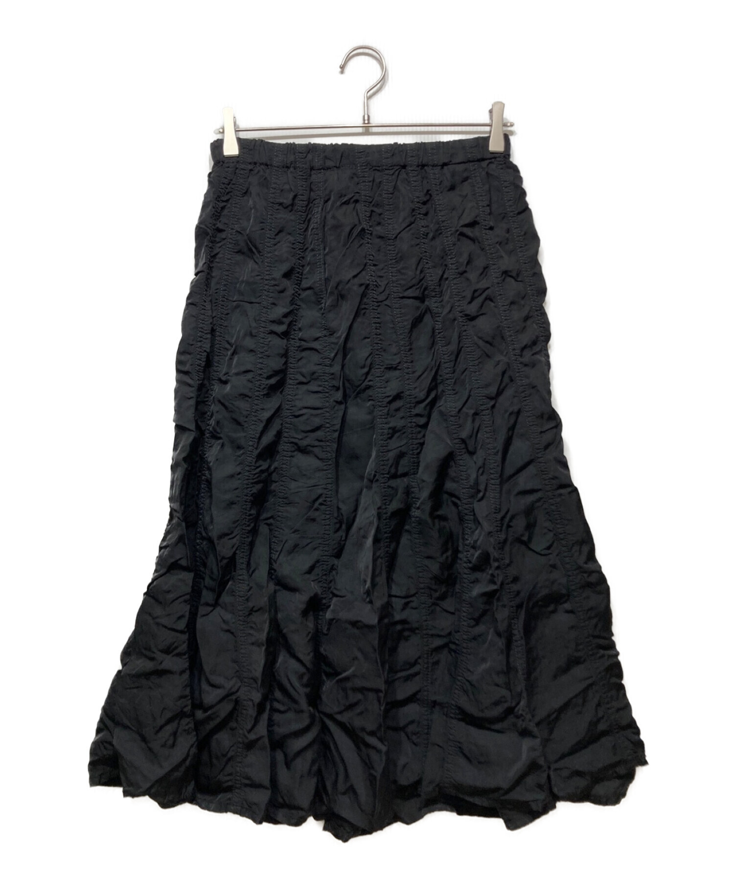 tricot COMME des GARCONS (トリココムデギャルソン) デザインロングスカート ブラック サイズ:-