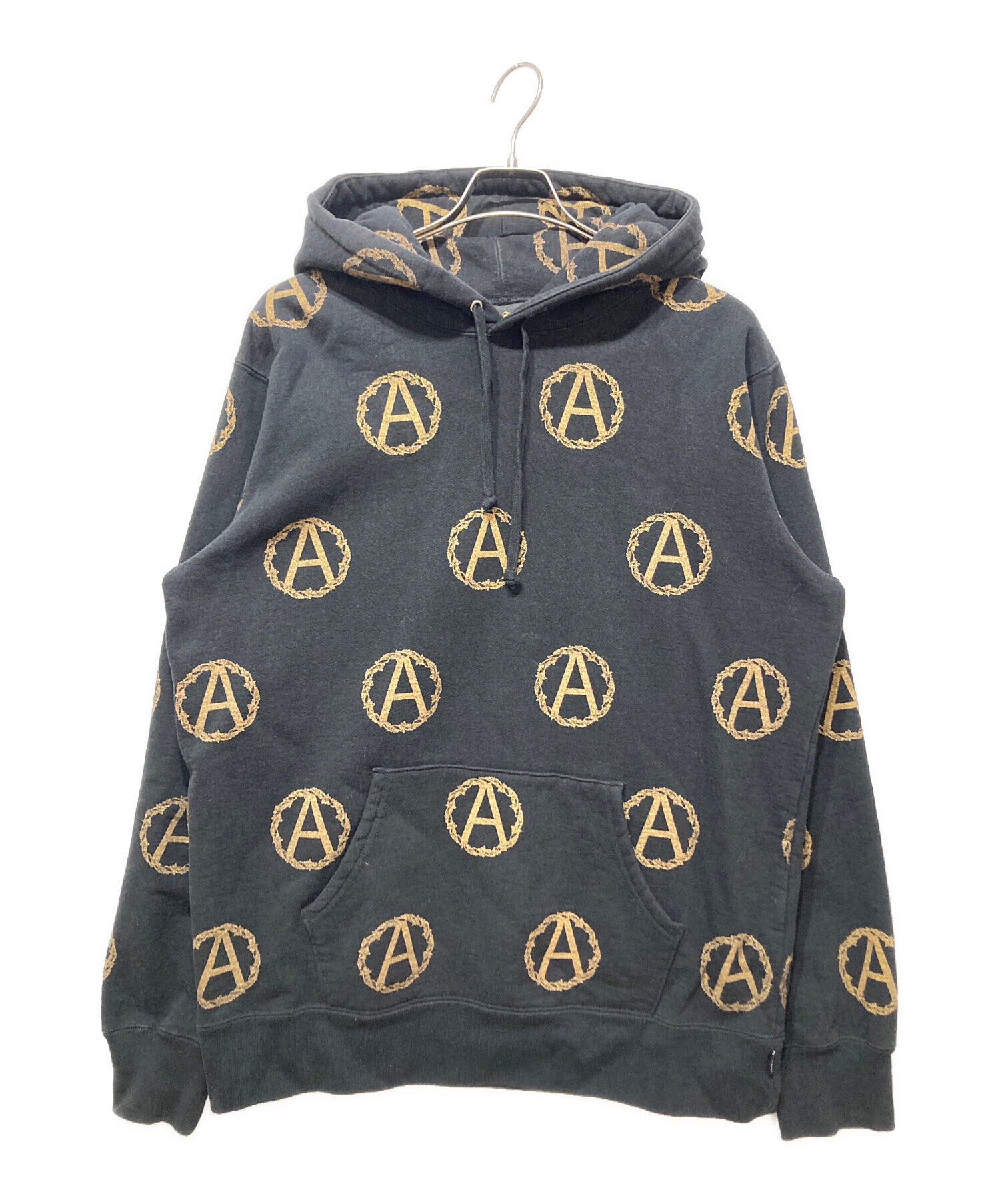 SUPREME (シュプリーム) UNDERCOVER (アンダーカバー) ANARCHY HOODED SWEATSHIRT ブラック サイズ:Ⅼ