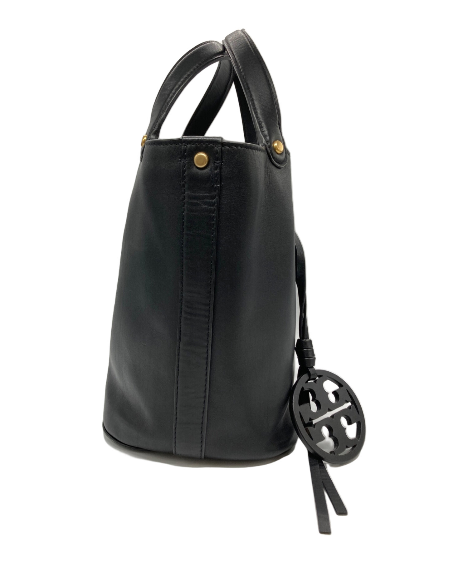 TORY BURCH (トリーバーチ) MILLER MINI BUCKET BAG ブラック