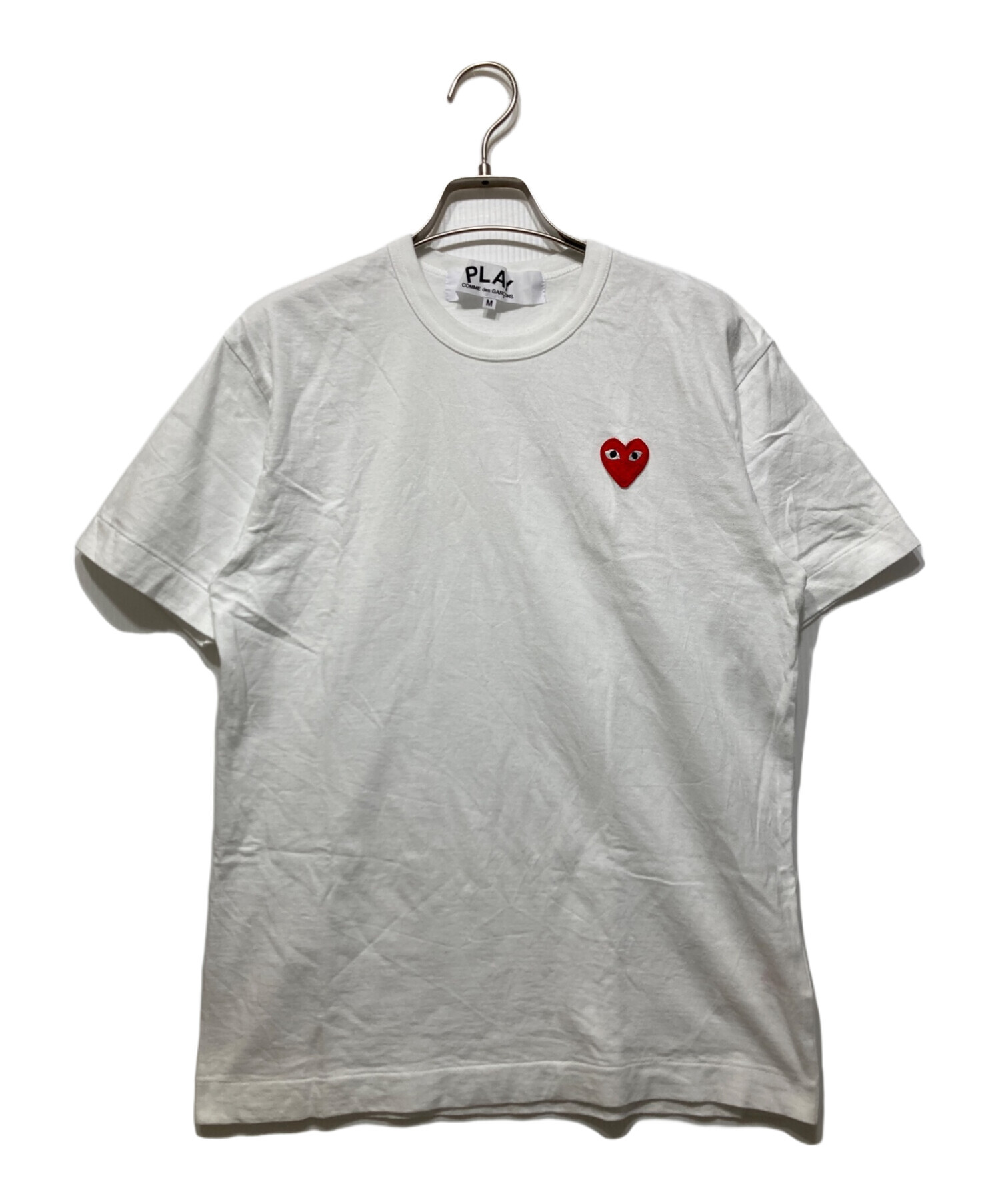 PLAY COMME des GARCONS (プレイ コムデギャルソン) T-Shirt ホワイト サイズ:Ⅿ