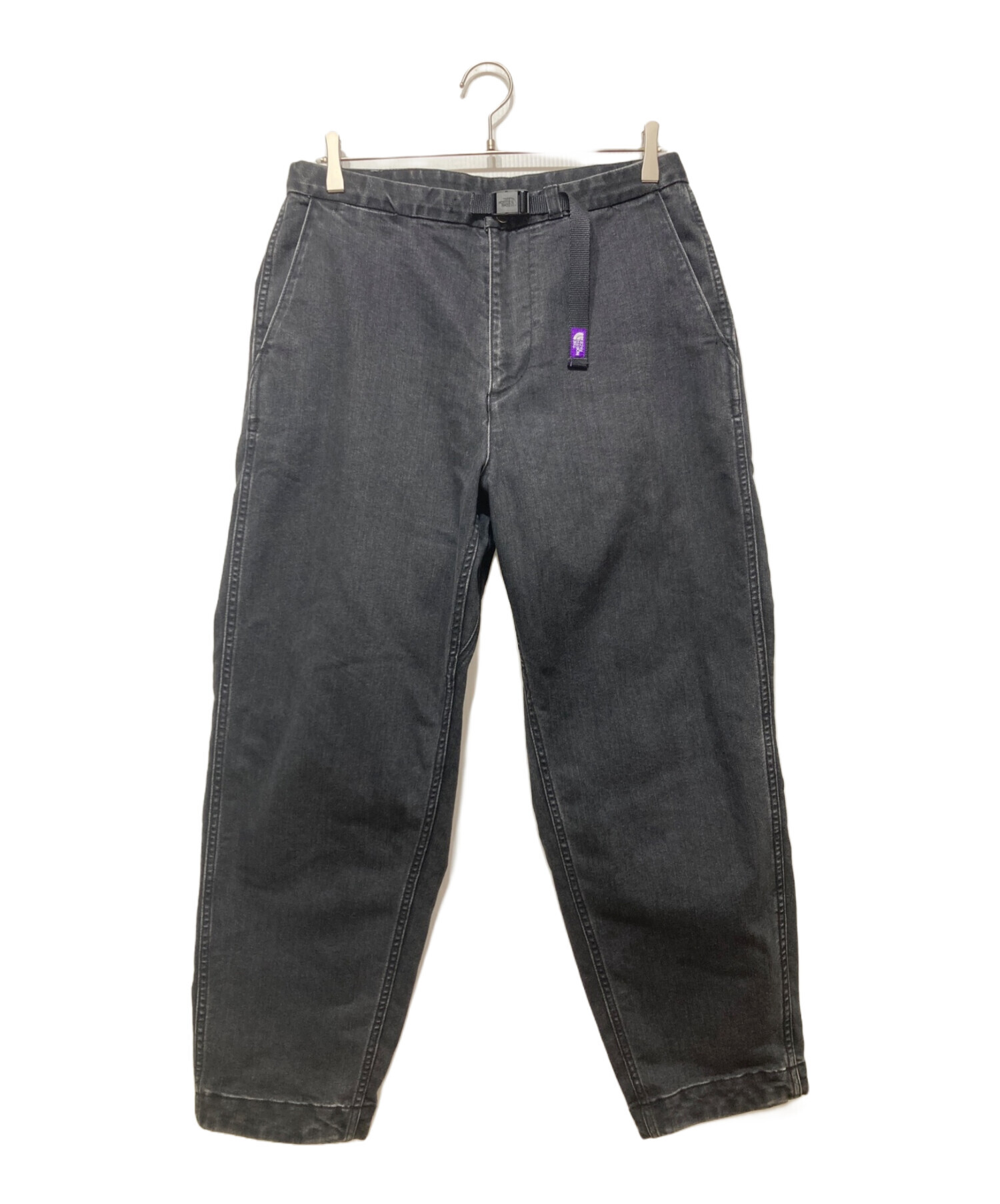 中古・古着通販】THE NORTHFACE PURPLELABEL (ザ・ノースフェイス パープルレーベル) Webbing Belt Denim  Wide Tapered Pants グレー サイズ:81｜ブランド・古着通販 トレファク公式【TREFAC FASHION】スマホサイト