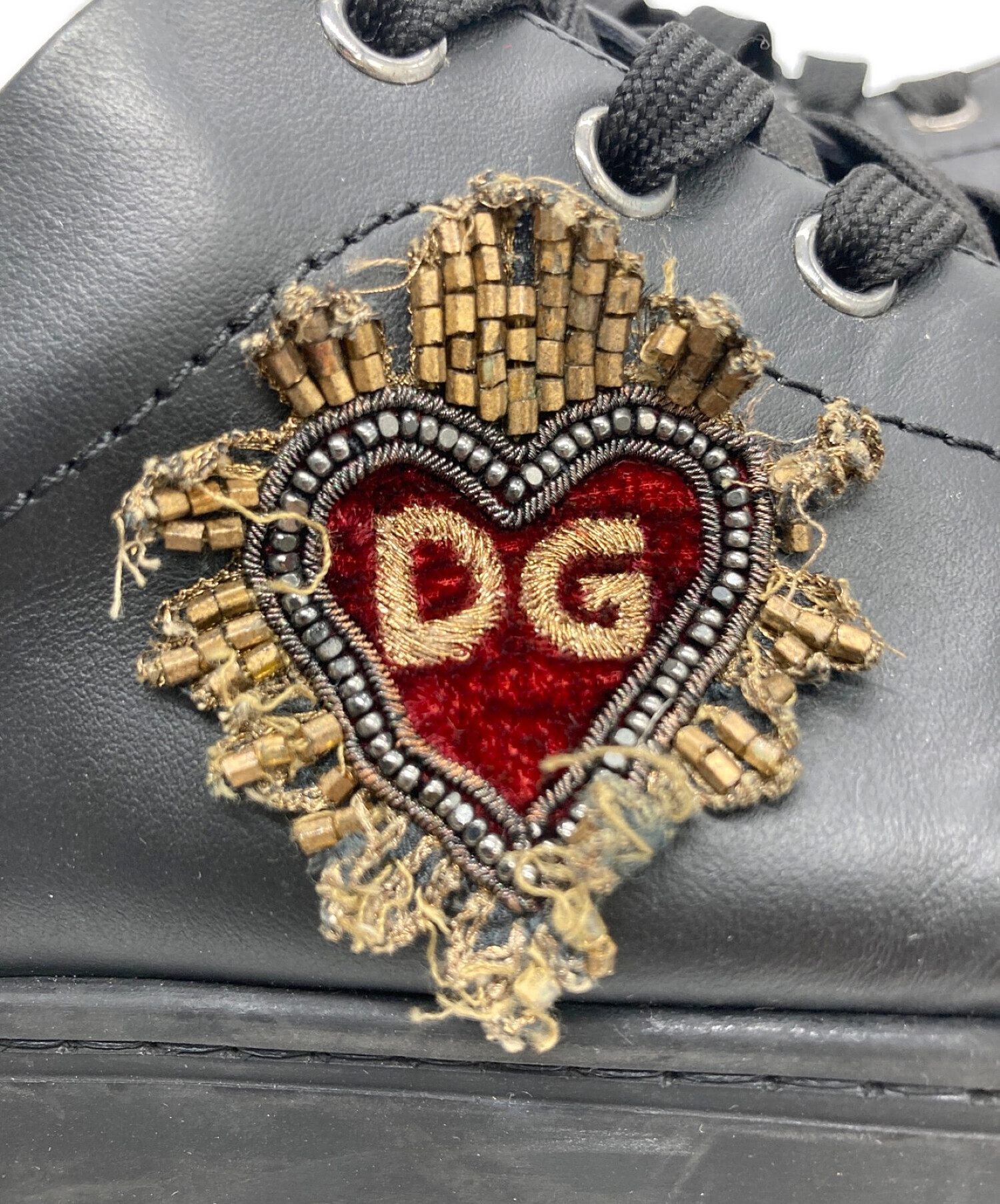 中古・古着通販】DOLCE & GABBANA (ドルチェ＆ガッバーナ) スニーカー ブラック サイズ:7（26㎝）｜ブランド・古着通販  トレファク公式【TREFAC FASHION】スマホサイト