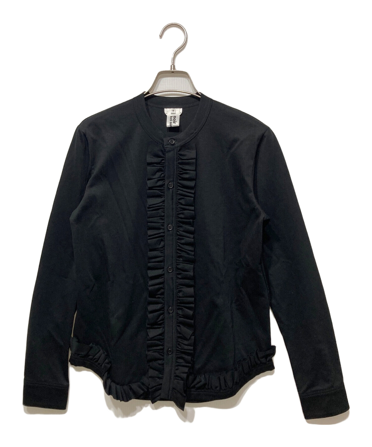 中古・古着通販】noir kei ninomiya (ノワール ケイ ニノミヤ) フリルシャツ ブラック サイズ:S｜ブランド・古着通販  トレファク公式【TREFAC FASHION】スマホサイト