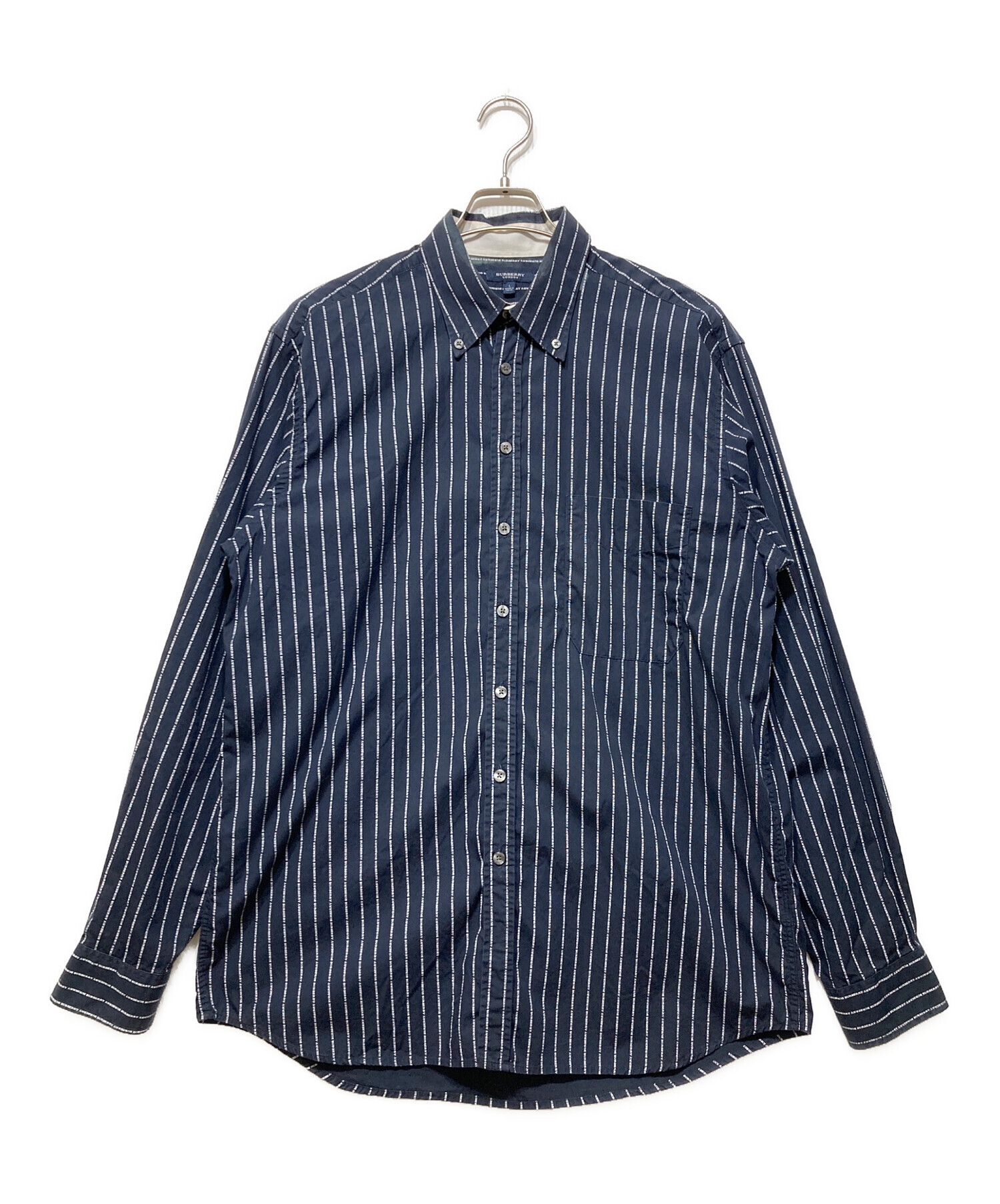 中古・古着通販】BURBERRY (バーバリー) シャツ ネイビー サイズ:L｜ブランド・古着通販 トレファク公式【TREFAC  FASHION】スマホサイト