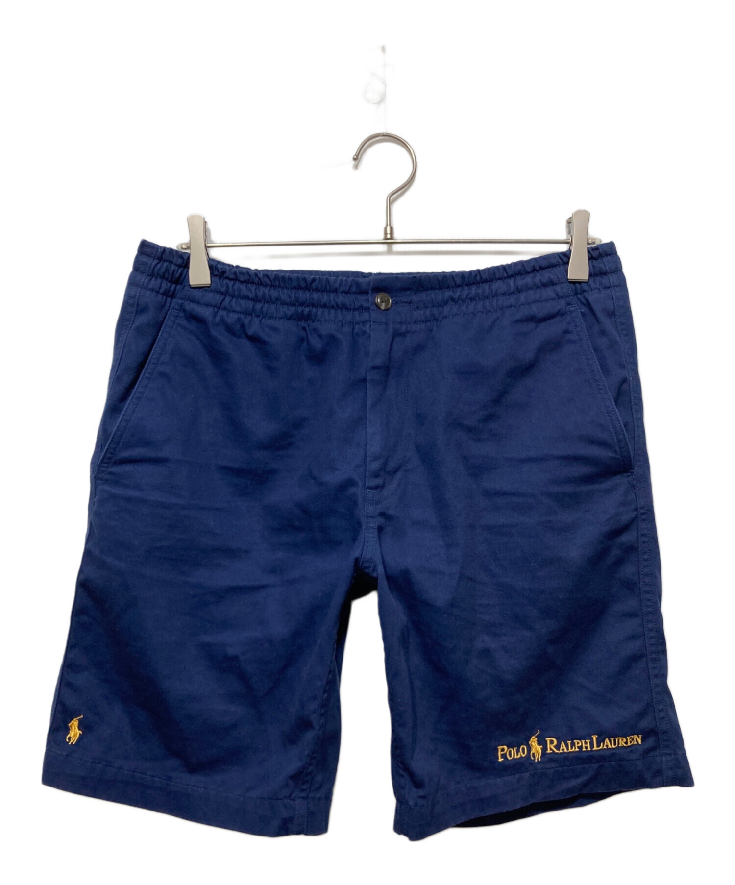 POLO RALPH LAUREN (ポロ・ラルフローレン) BEAMS (ビームス) ショートパンツ / Gold Logo Shorts ネイビー  サイズ:S