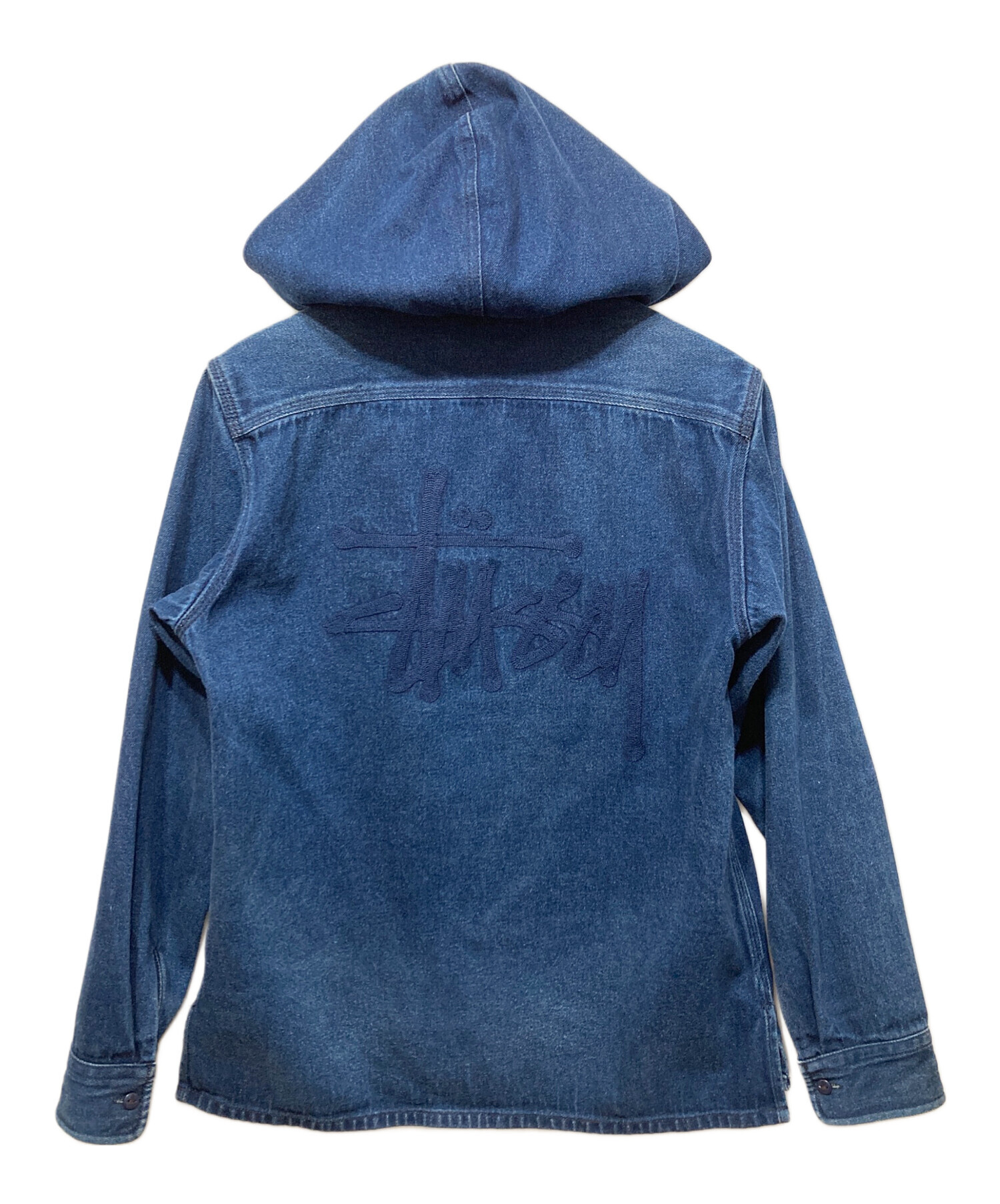 stussy (ステューシー) デニムジップパーカー インディゴ サイズ:S