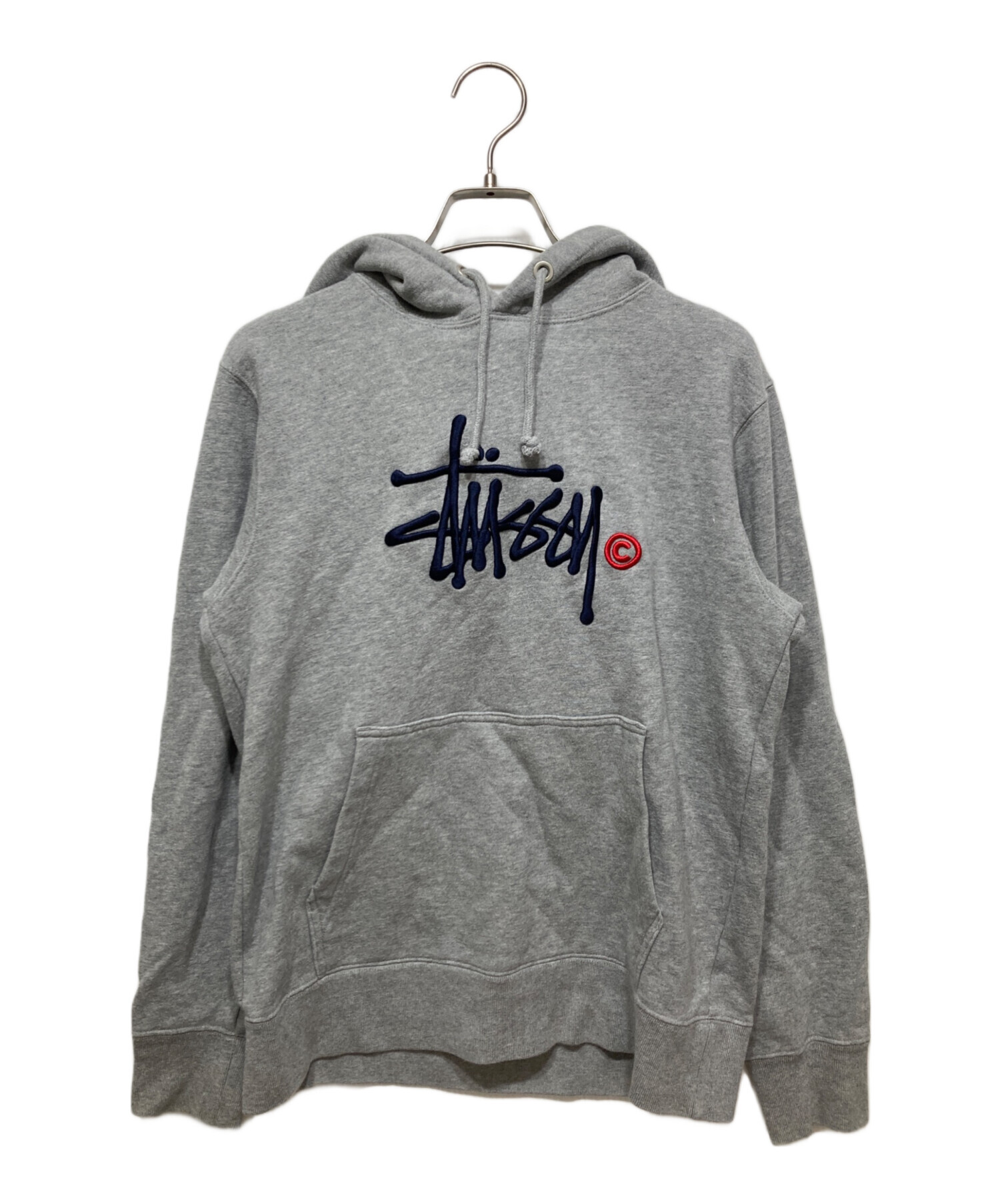 stussy (ステューシー) ストックロゴパーカー グレー サイズ:S