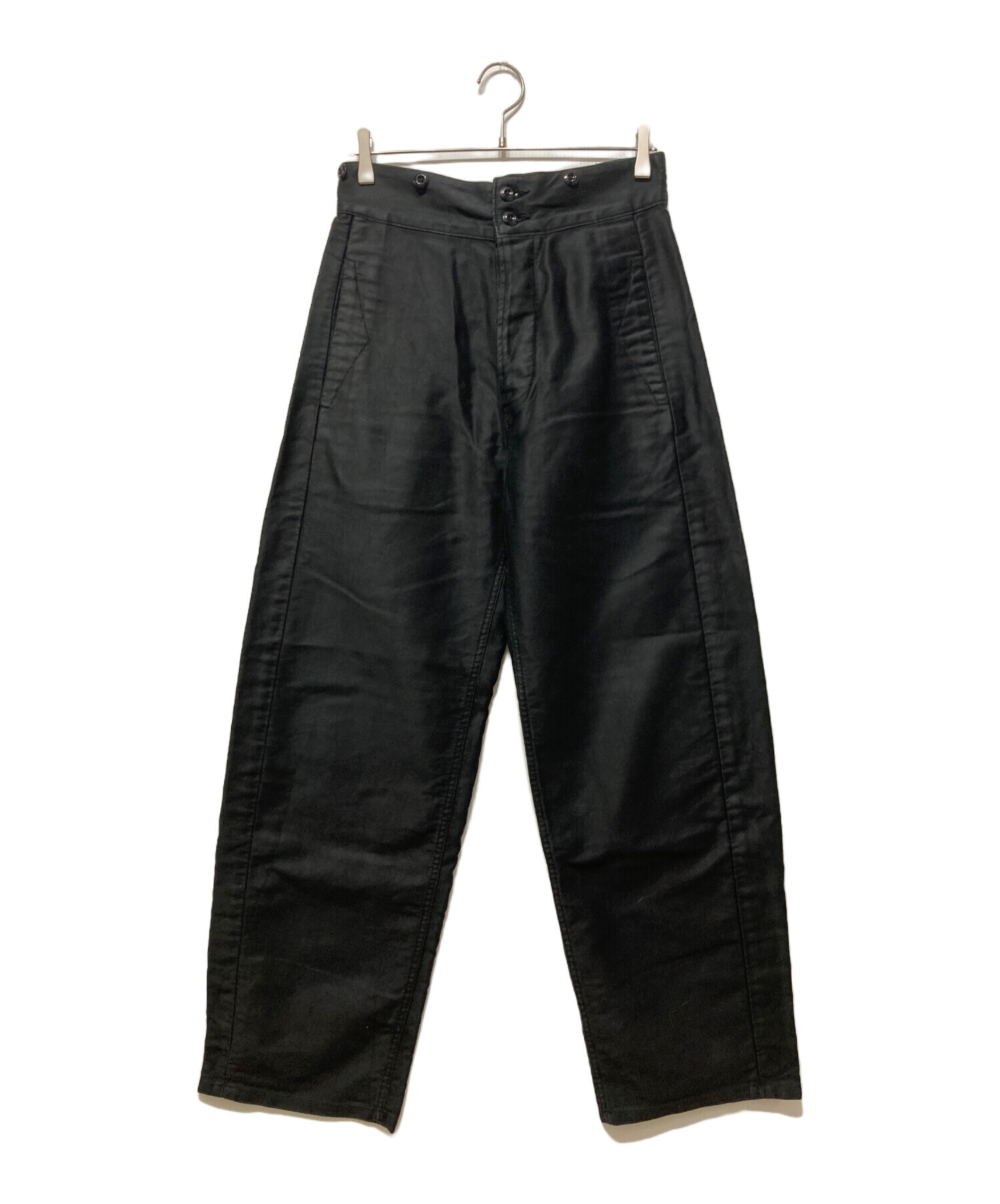 中古・古着通販】Ets MATERIAUX (マテリオ) FRENCH WORK PANTS ブラック サイズ:2｜ブランド・古着通販  トレファク公式【TREFAC FASHION】スマホサイト