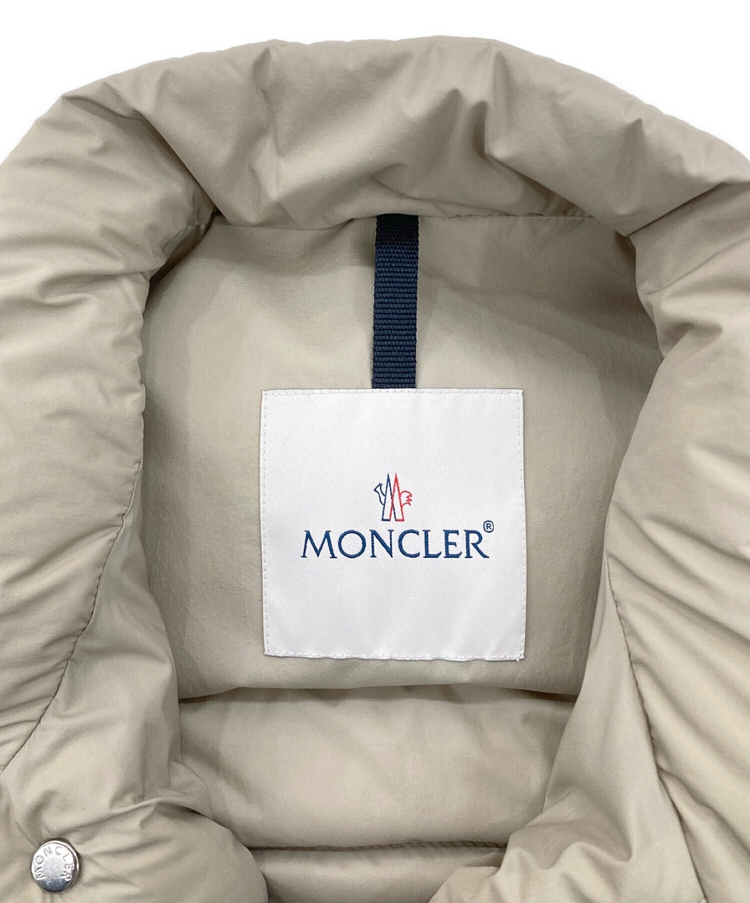 MONCLER (モンクレール) ダウンジャケット ベージュ サイズ:2(M)