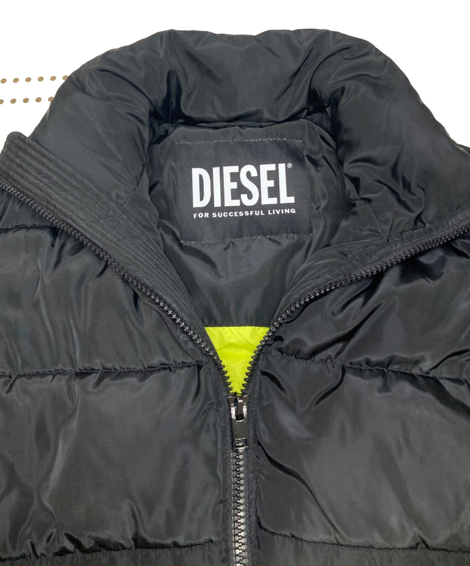 DIESEL (ディーゼル) ダウンジャケット ブラック サイズ:L