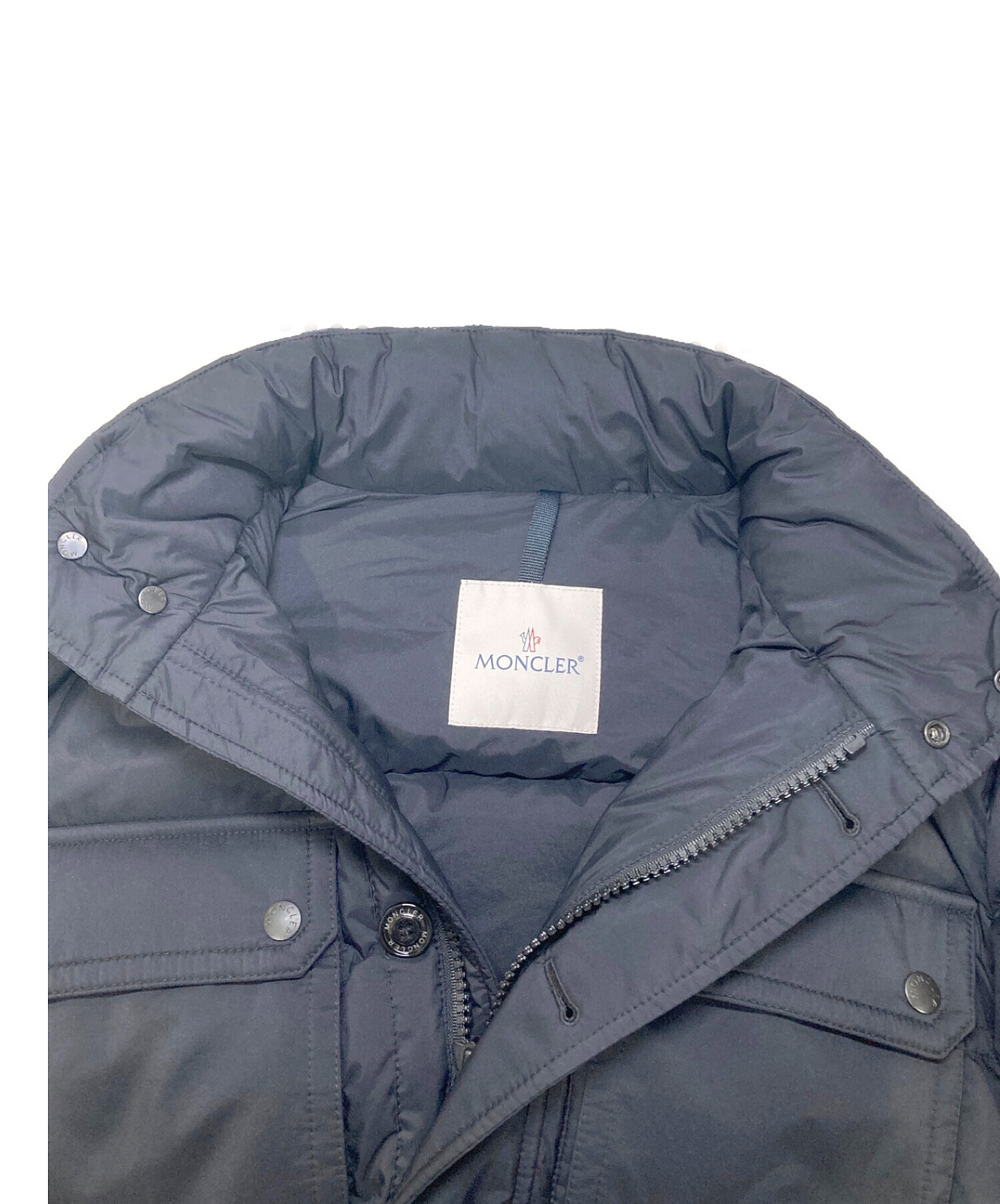 中古・古着通販】MONCLER (モンクレール) ダウンジャケット ブラック