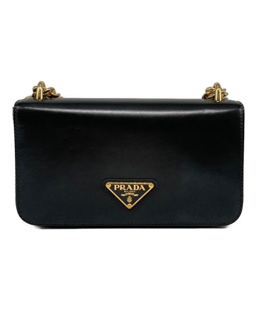 中古・古着通販】PRADA (プラダ) ブラッシュドレザーショルダーバッグ