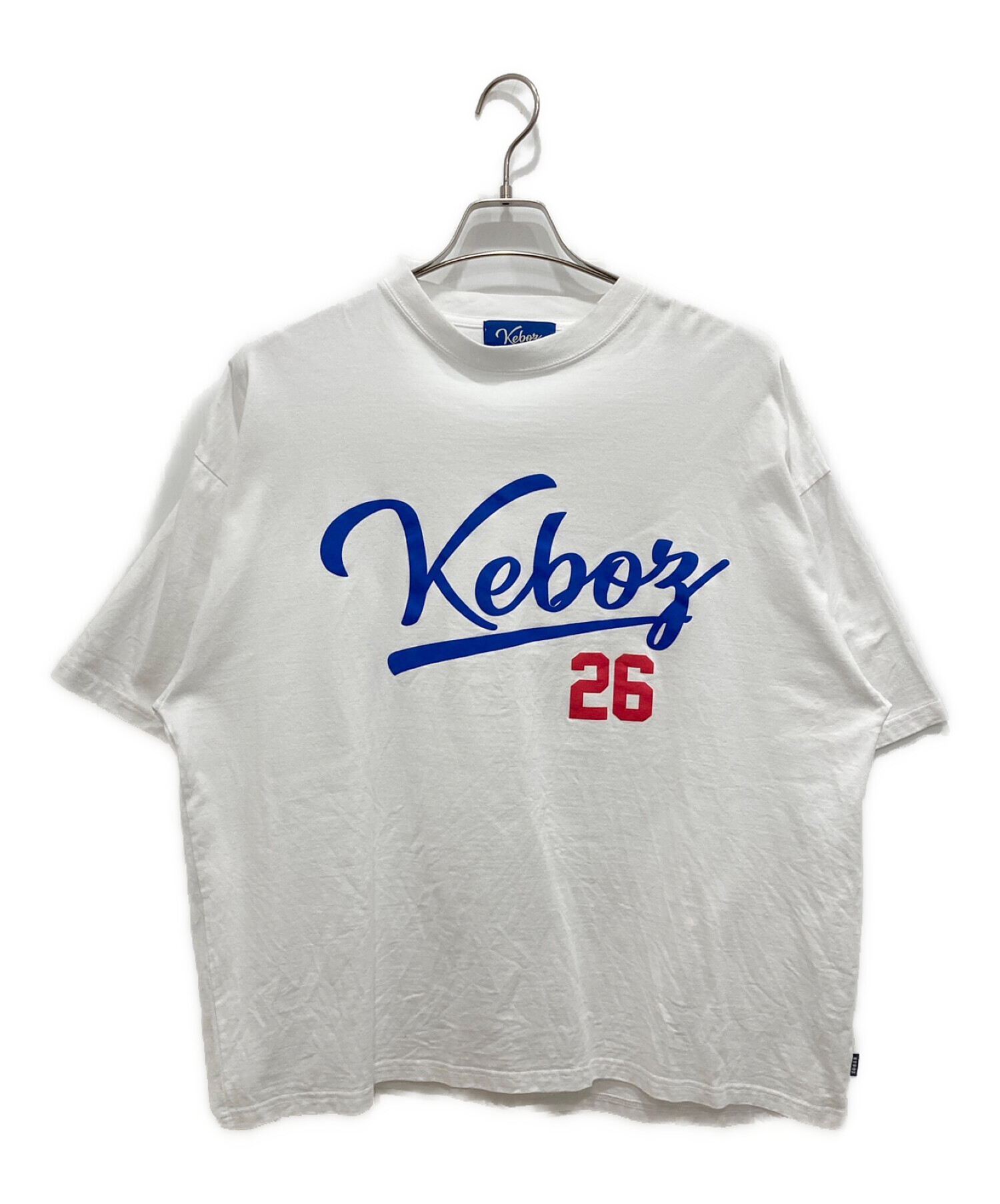 中古・古着通販】KEBOZ (ケボズ) ベースボールTシャツ ホワイト サイズ:L 未使用品｜ブランド・古着通販 トレファク公式【TREFAC  FASHION】スマホサイト