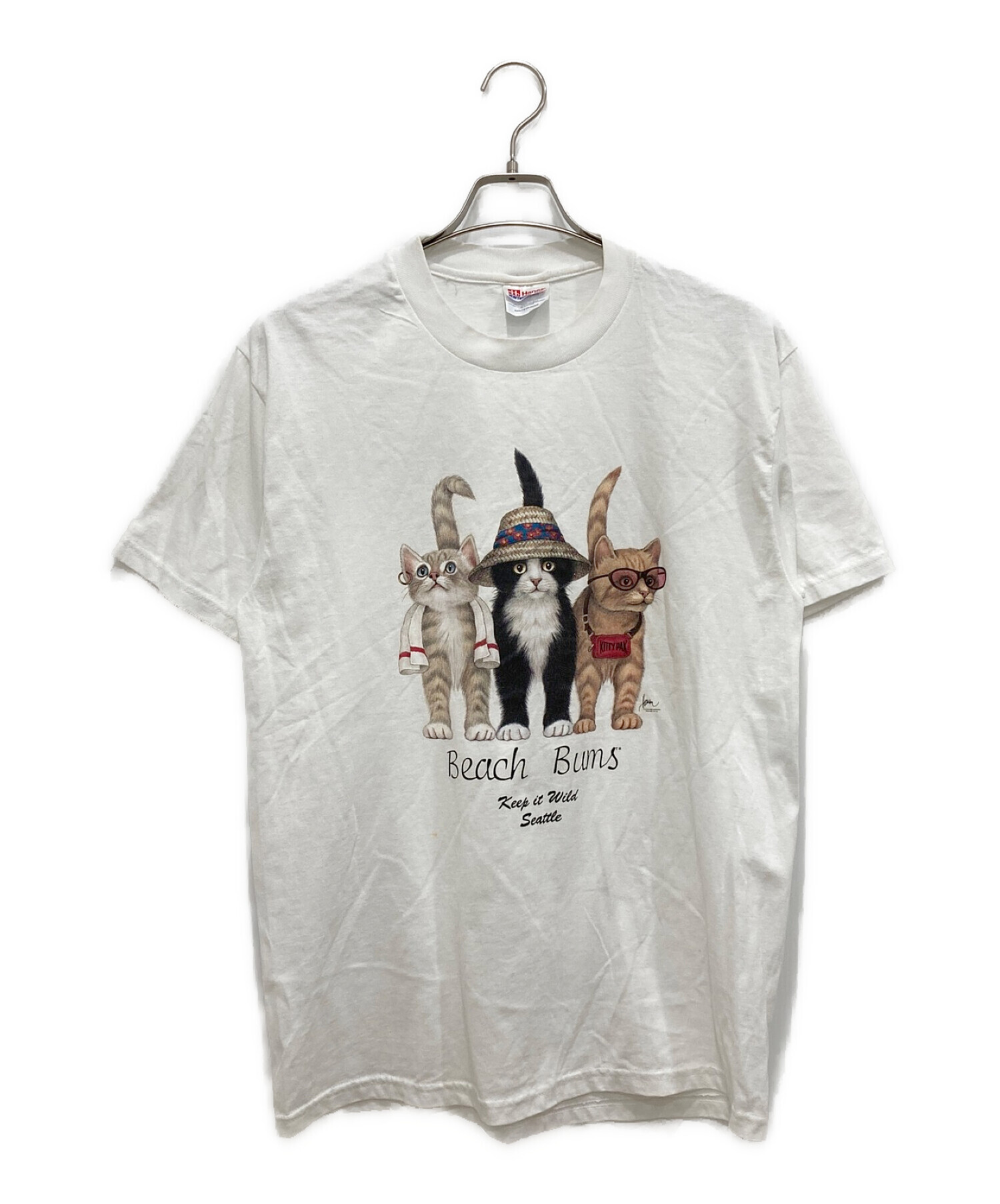 中古・古着通販】Hanes (ヘインズ) Tシャツ ホワイト サイズ:M