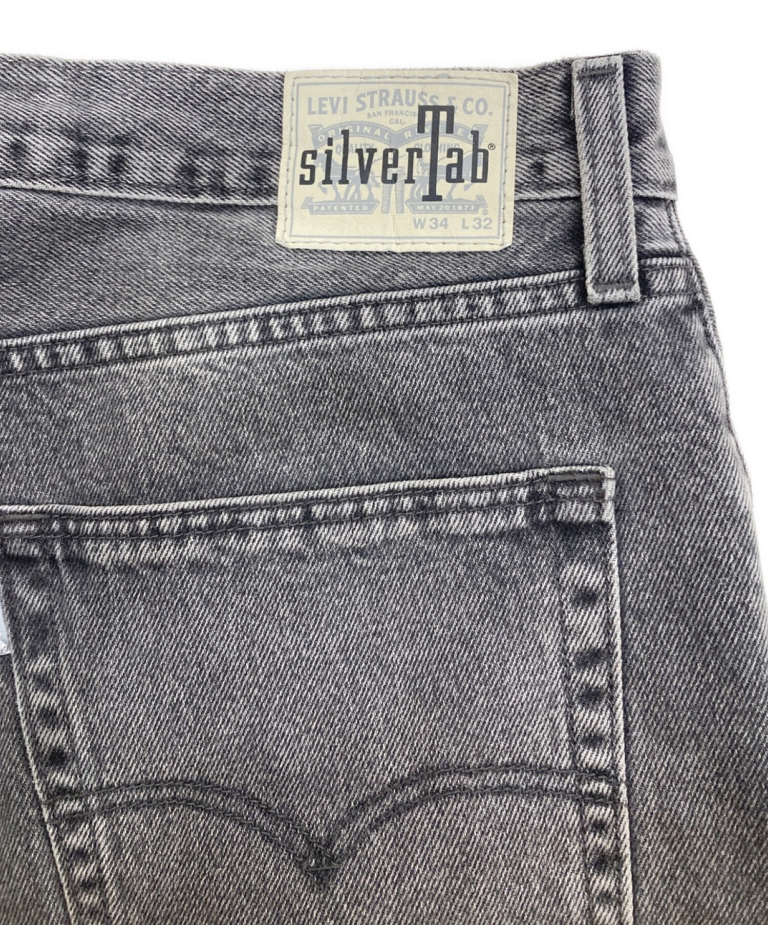 LEVI'S Silver Tab (リーバイス シルバータブ) LOOSE FIT JEANS グレー サイズ: 86cm (W34)