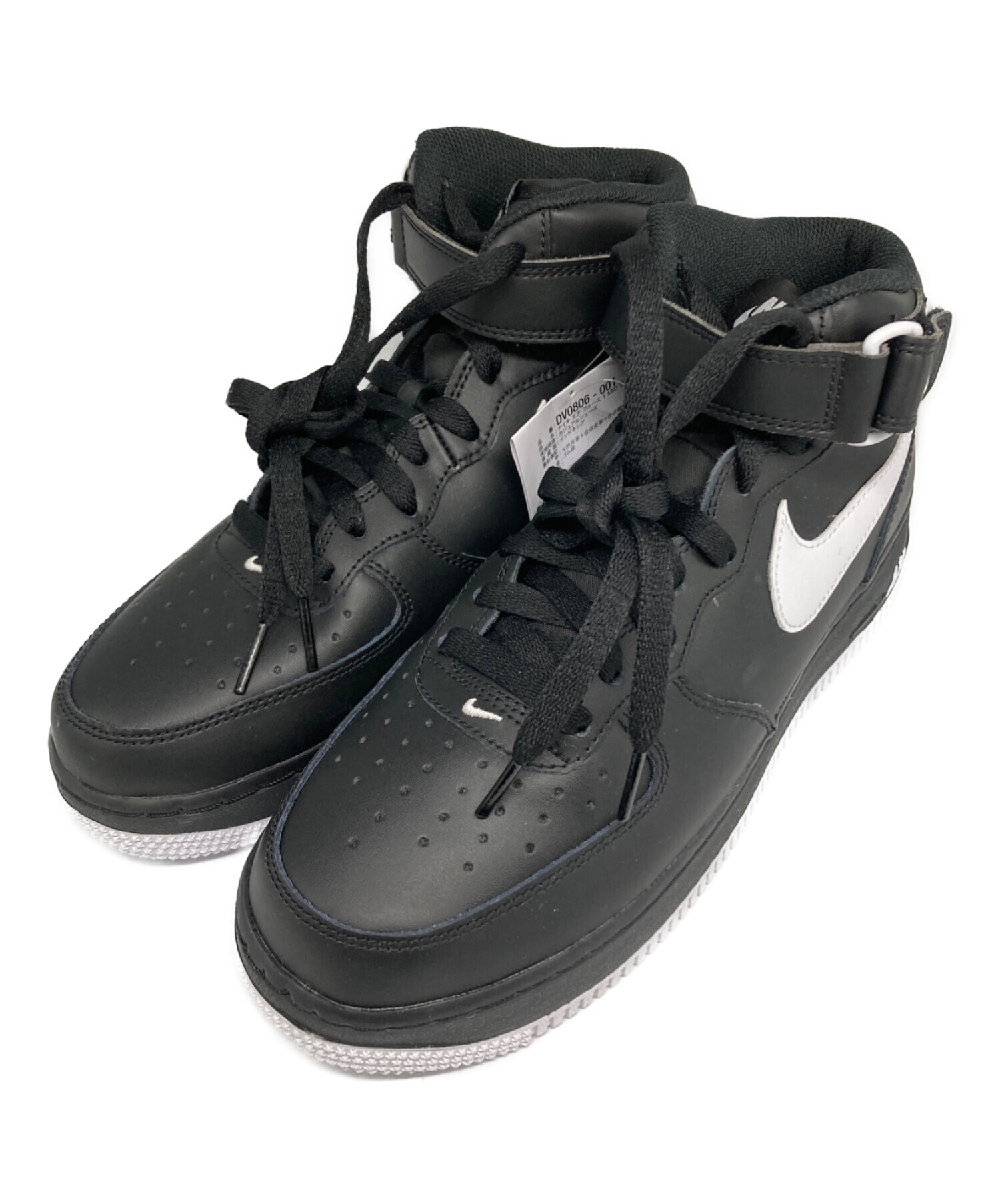 中古・古着通販】NIKE (ナイキ) AIR FORCE 1 MID'07 ブラック サイズ