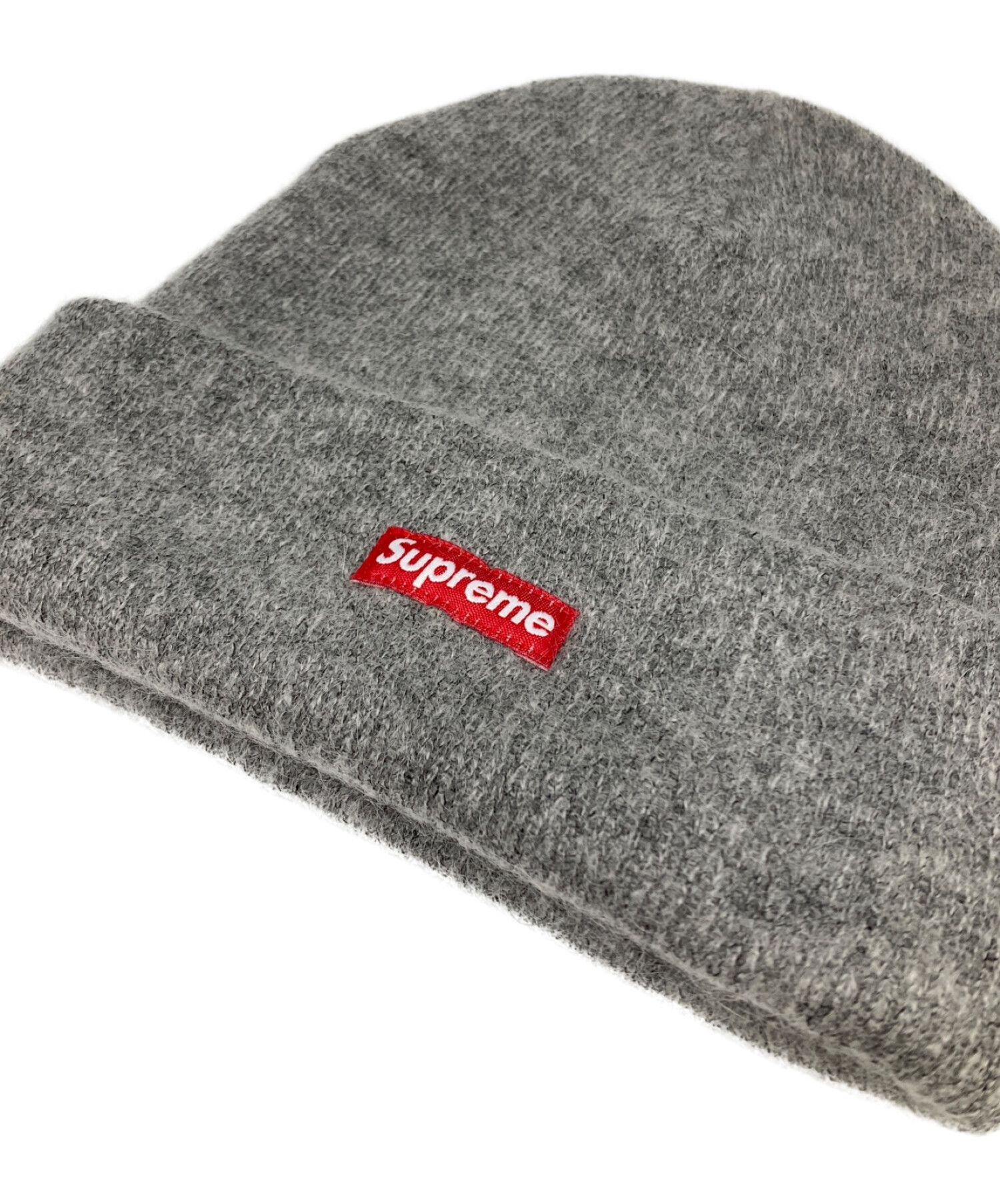 supreme Mohair Beanie モヘア グレー - ニット帽/ビーニー